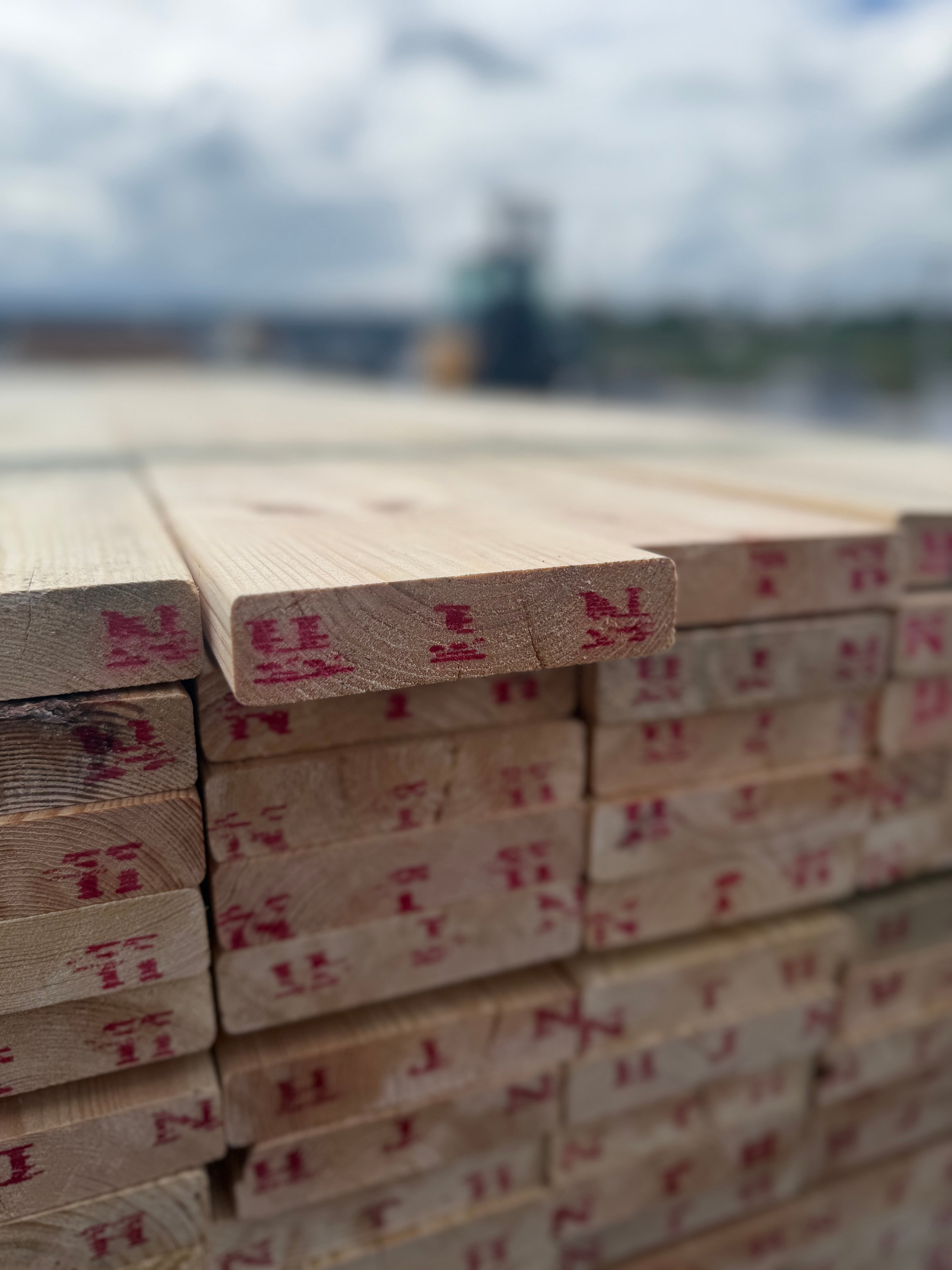 Paket Obehandlad Trall 28x120mm Furu