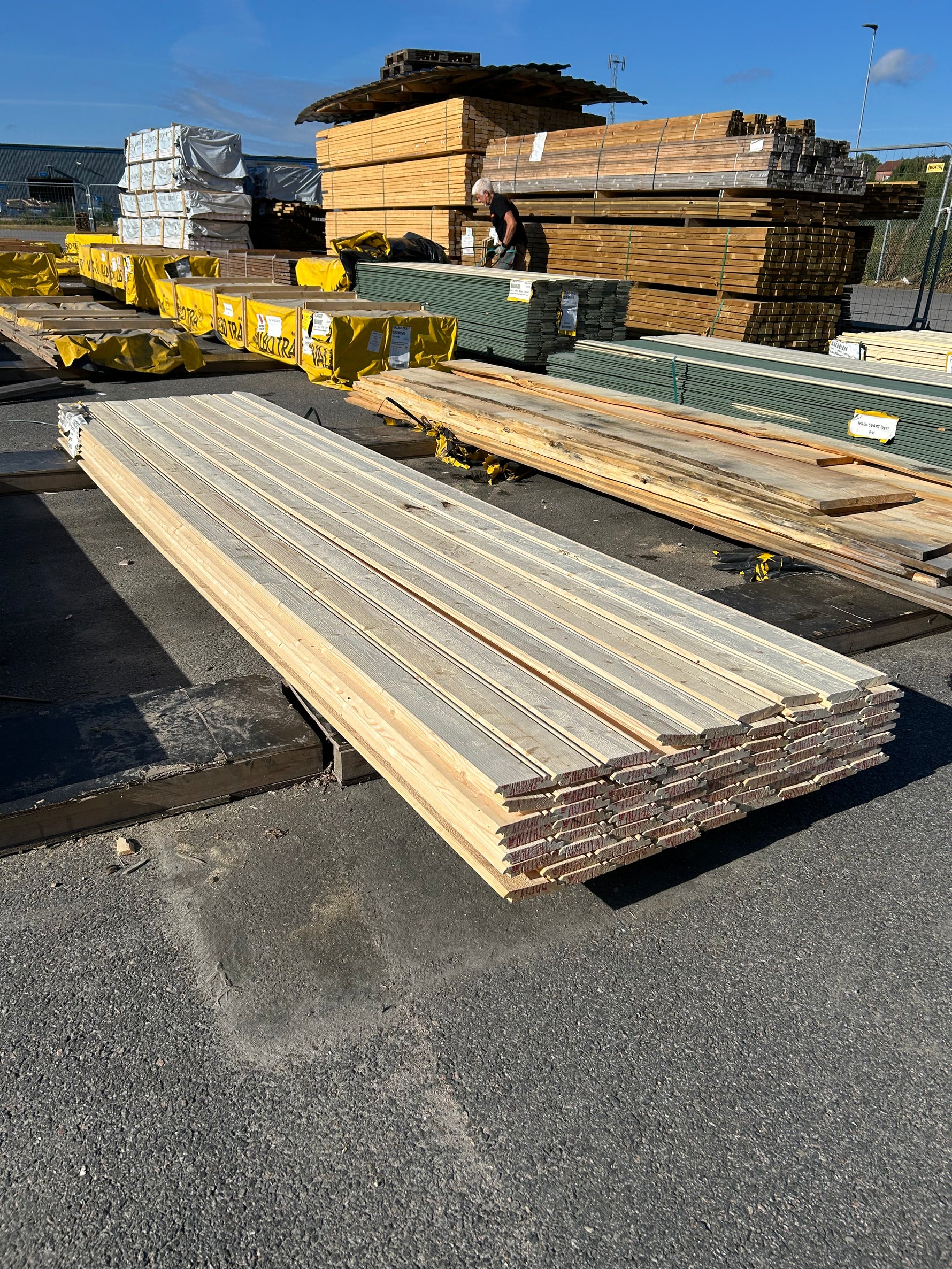 Parti Pärlfals 22x120mm 3,90m 72st Gran- Obehandlad