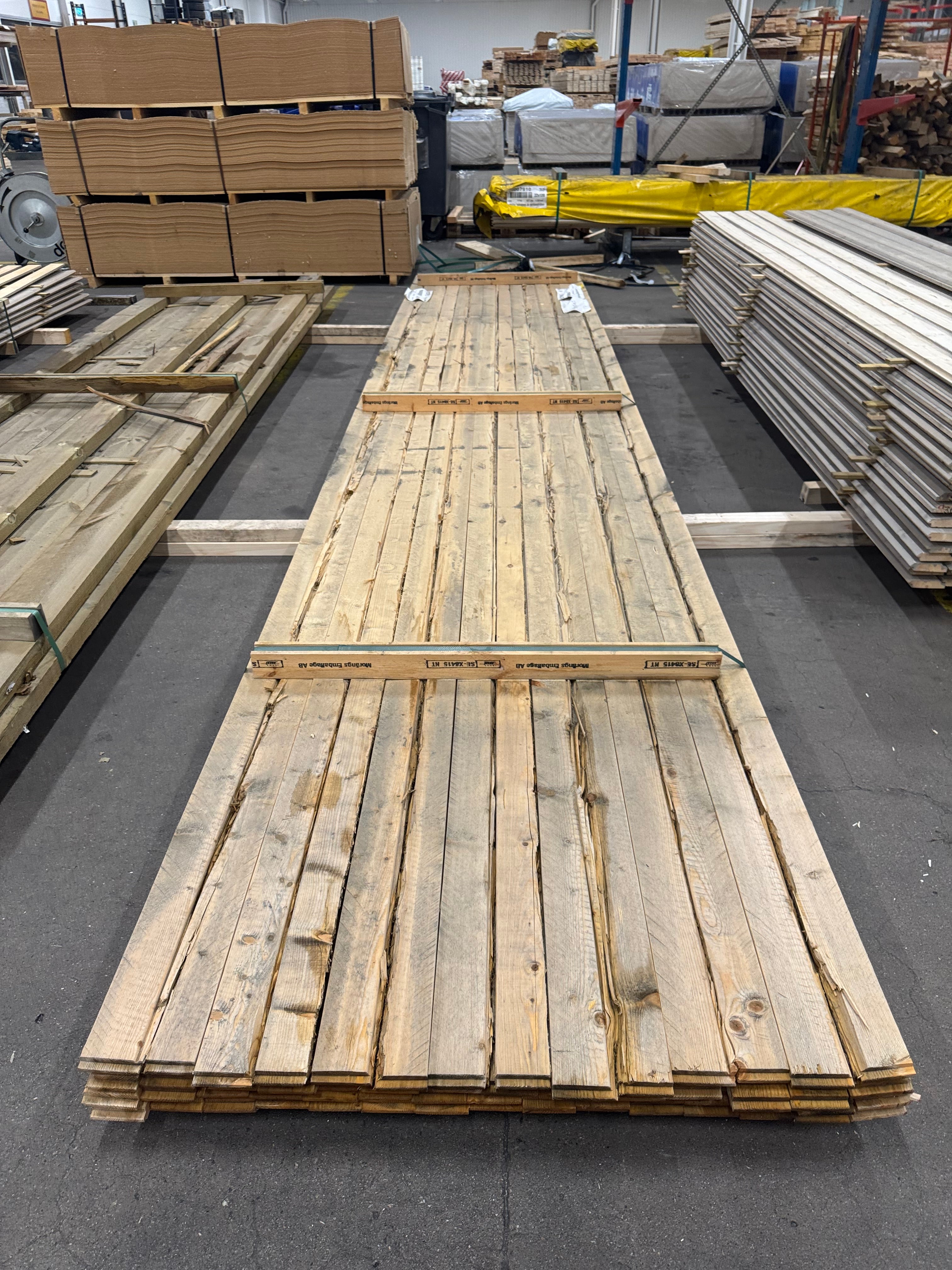 Paket Glespanel Felhyvlad 28x70mm – 60 st (5,40 m)