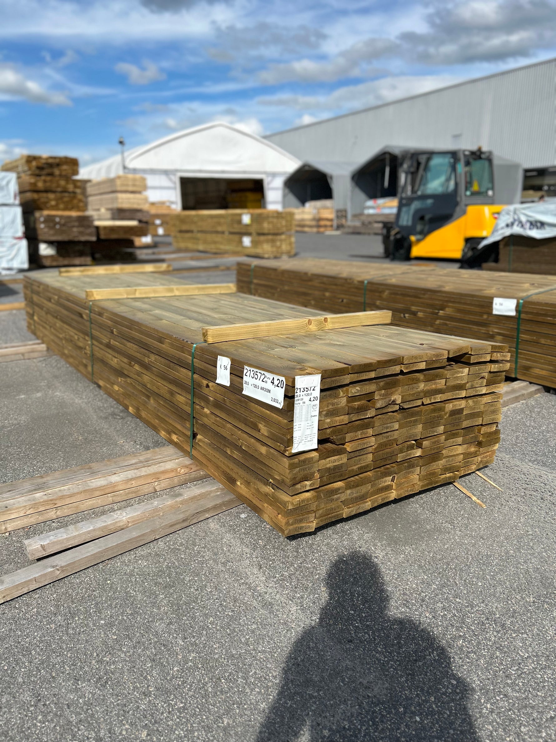 Paket Trall Furu 28x120mm 4,20m 144st Impregnerad B-kvalitet