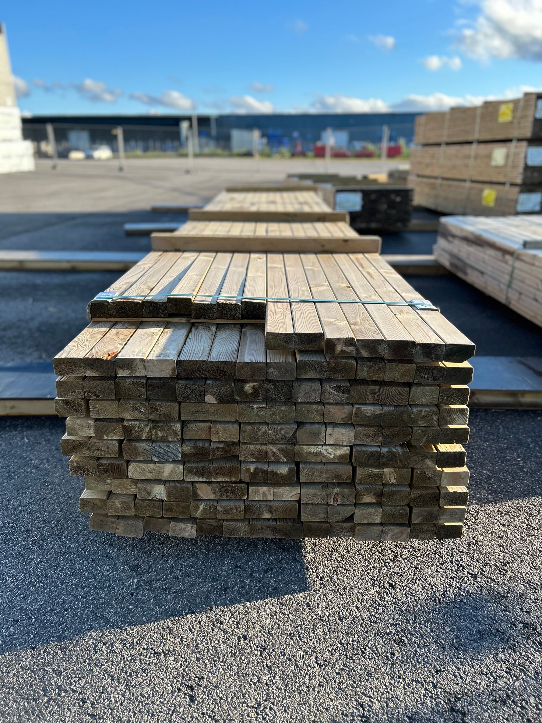 Paket Tryckimpregnerade Reglar 45x70mm, 140st 5.40m