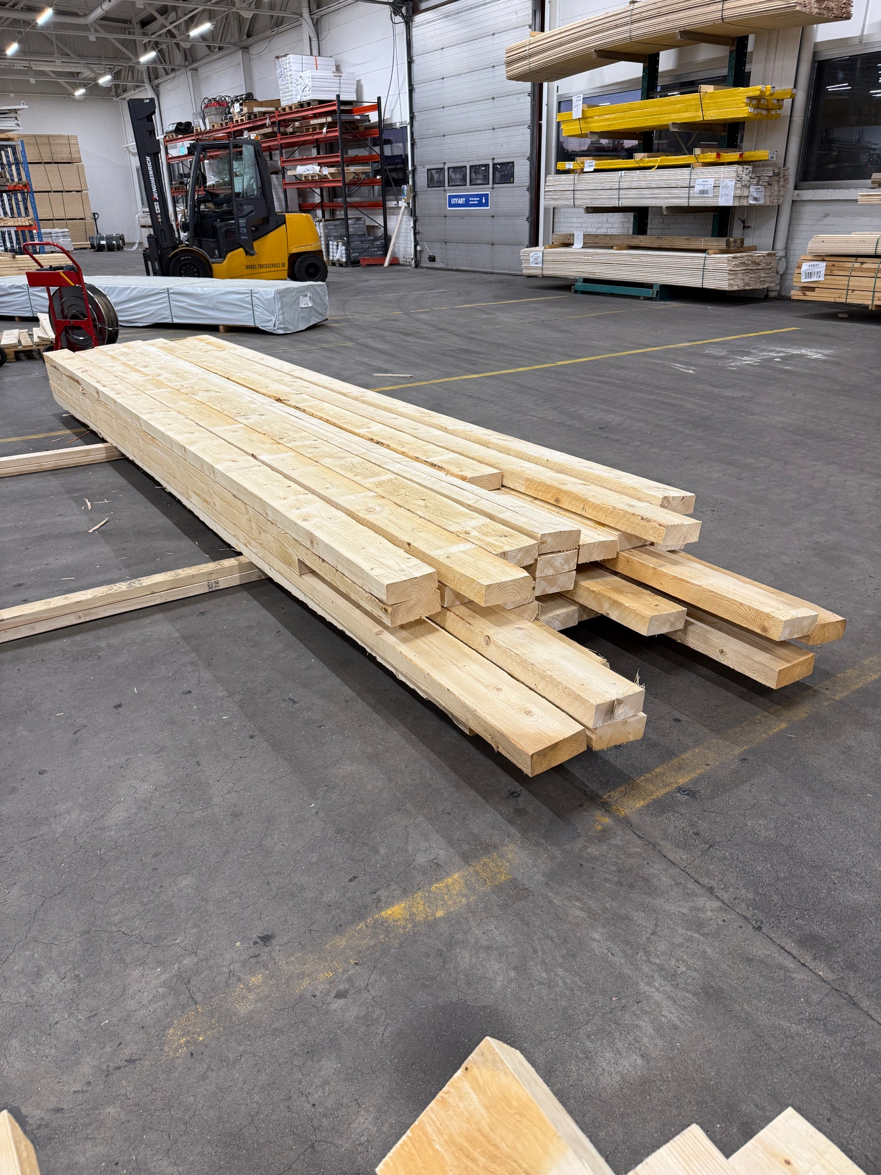 Paket Ohyvlade Reglar 63x160mm (4.20-5.40m) 35st