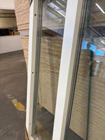 Parti 2 st Fönster 140x140cm, 2-delade Fast Trä/Aluminium