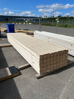 Paket Dubbelfas Halvspont 22x120mm 4,20m 224st Grundmålad