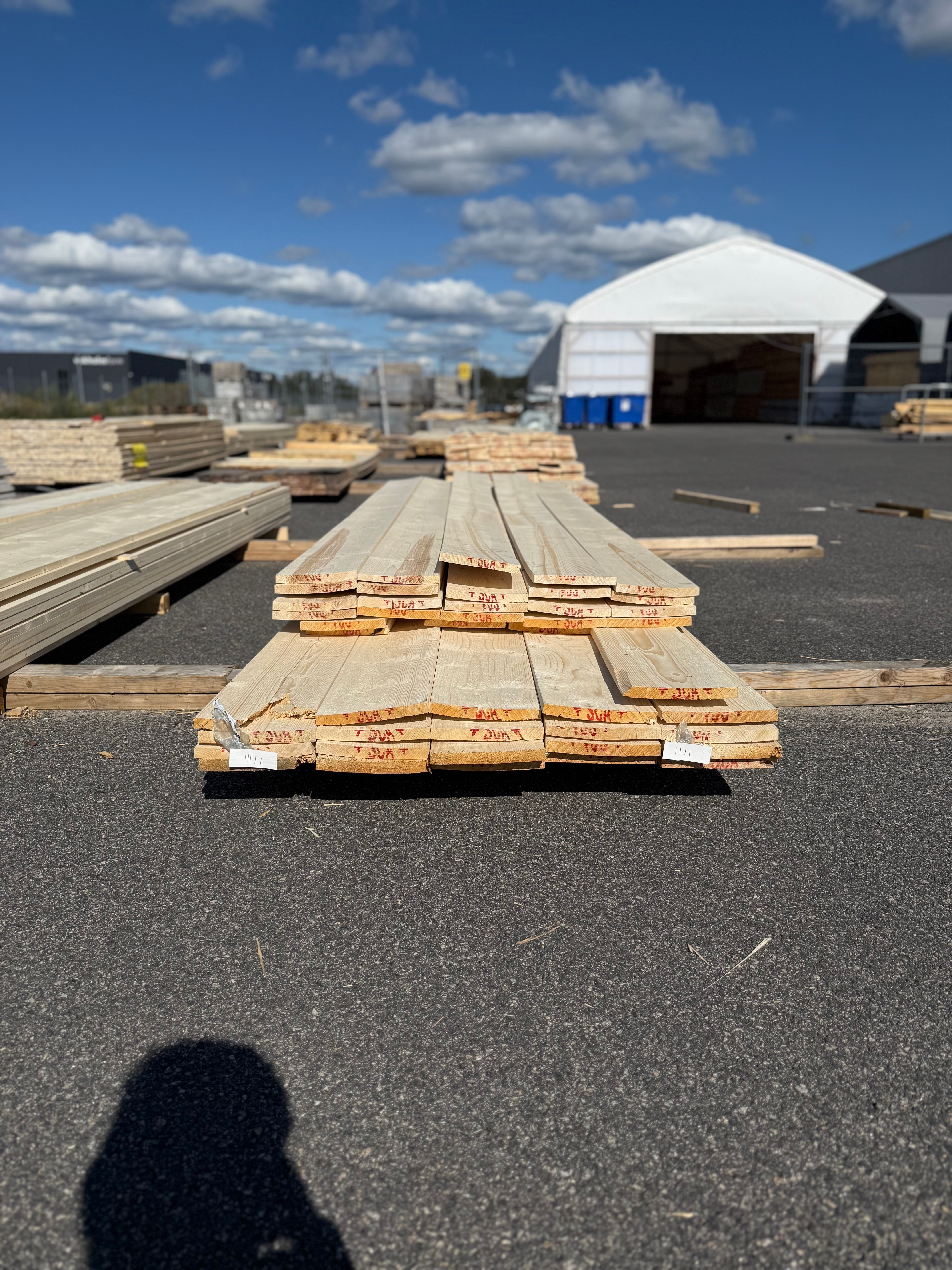Paket Finsågad Panel 22x195mm 44st 3.0–3.60m – Andra sortering