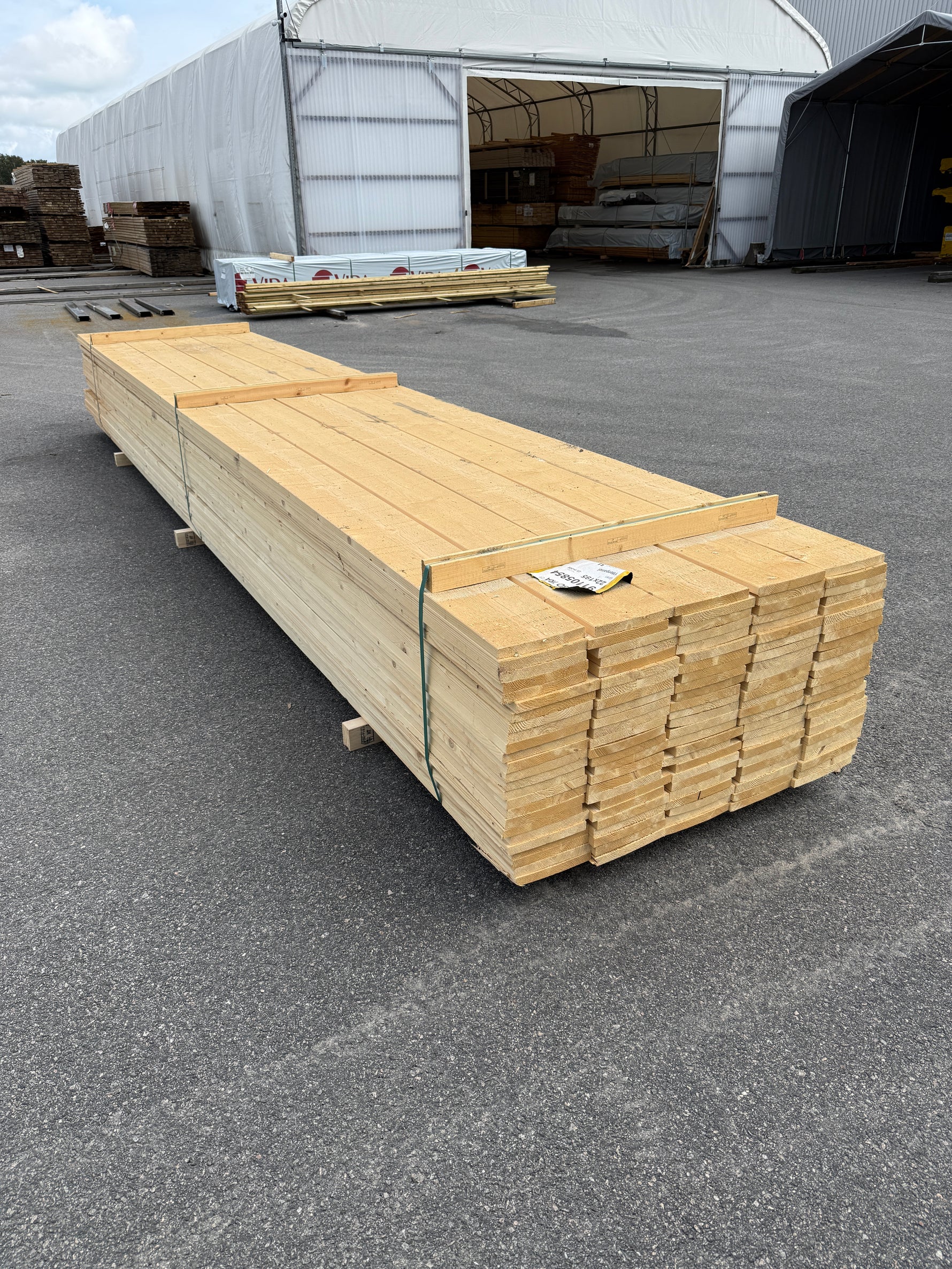Paket Finsågade Brädor 22x195mm 5,40m 125st (Revor)