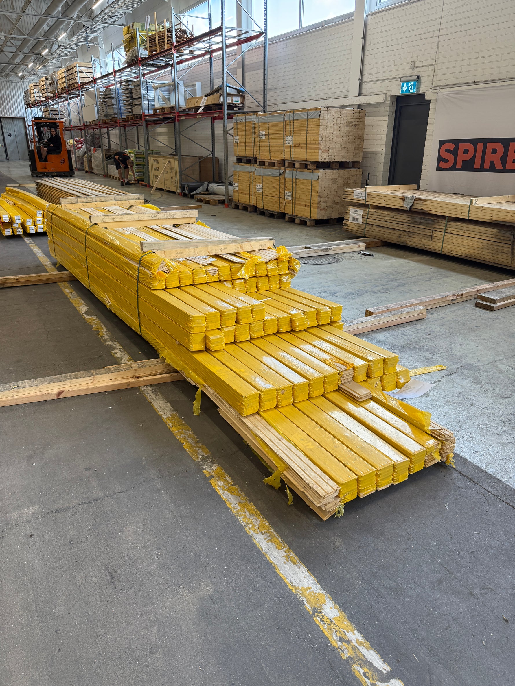 Paket Spårpanel 13x95mm Gran, 164kvm 3.58–5.38m (Sekunda)