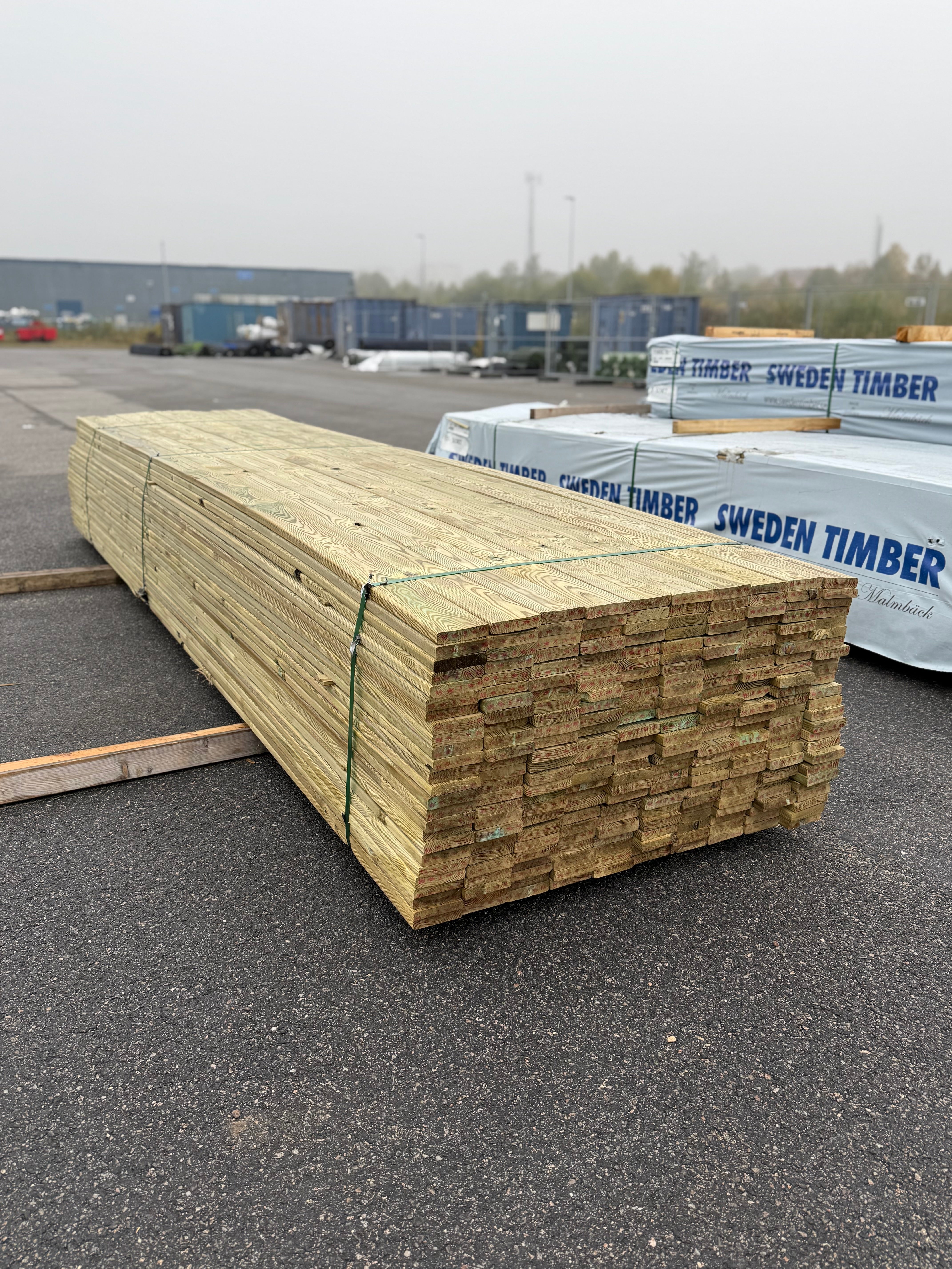 Tryckimpregnerad Trall 22x95mm Furu (Sekunda)