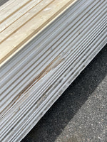 Paket Ytterpanel Dubbelfas Halvspont 22x120mm Grundmålad 161st 4.50m Grundmålad