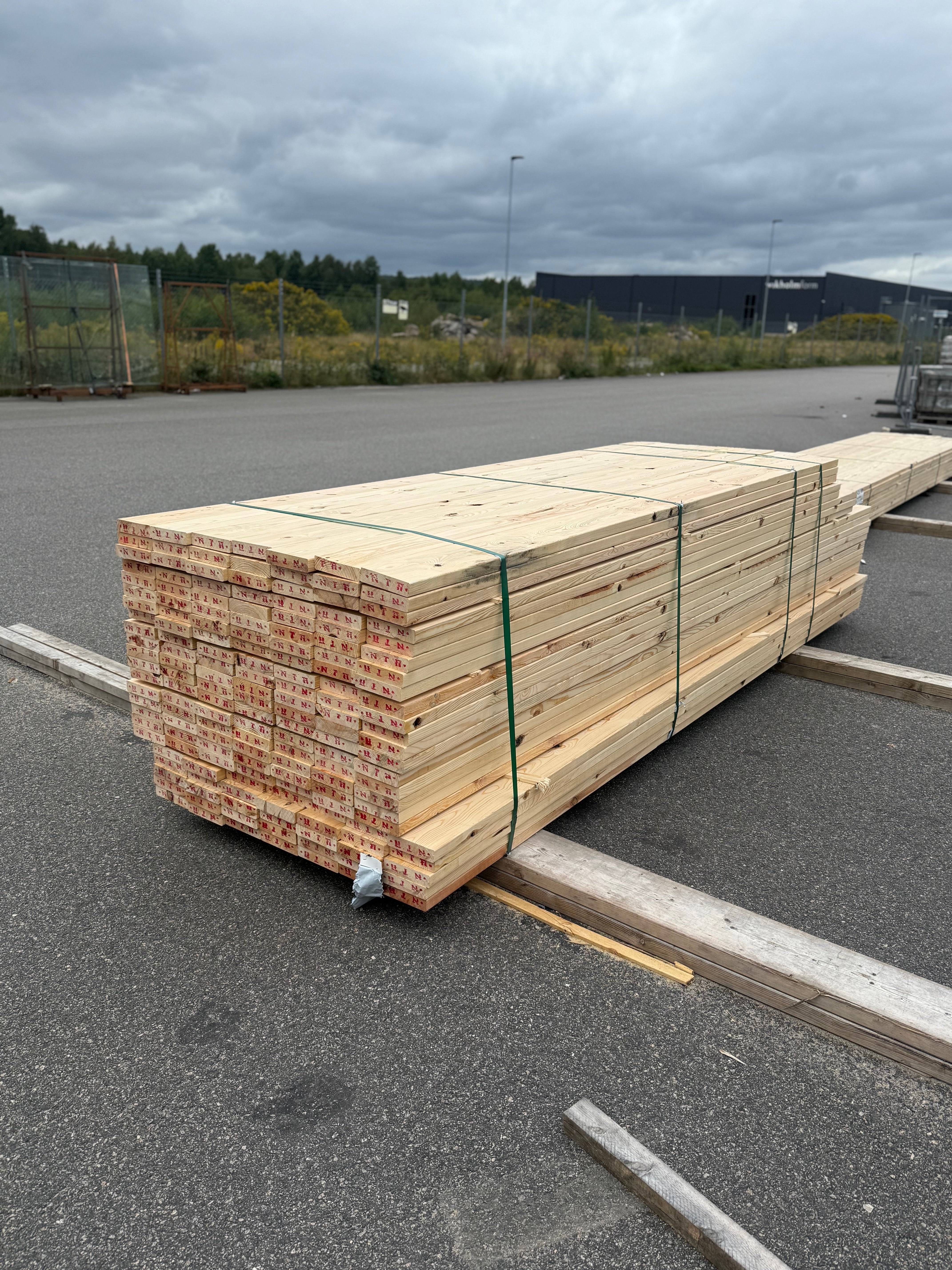 Paket Trall 34x145mm Furu 161st (obehandlad)