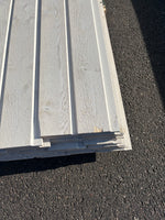 Paket Ytterpanel Dubbelfas 22×145 mm 4,50 m – Vit Grundmålad, 63 st
