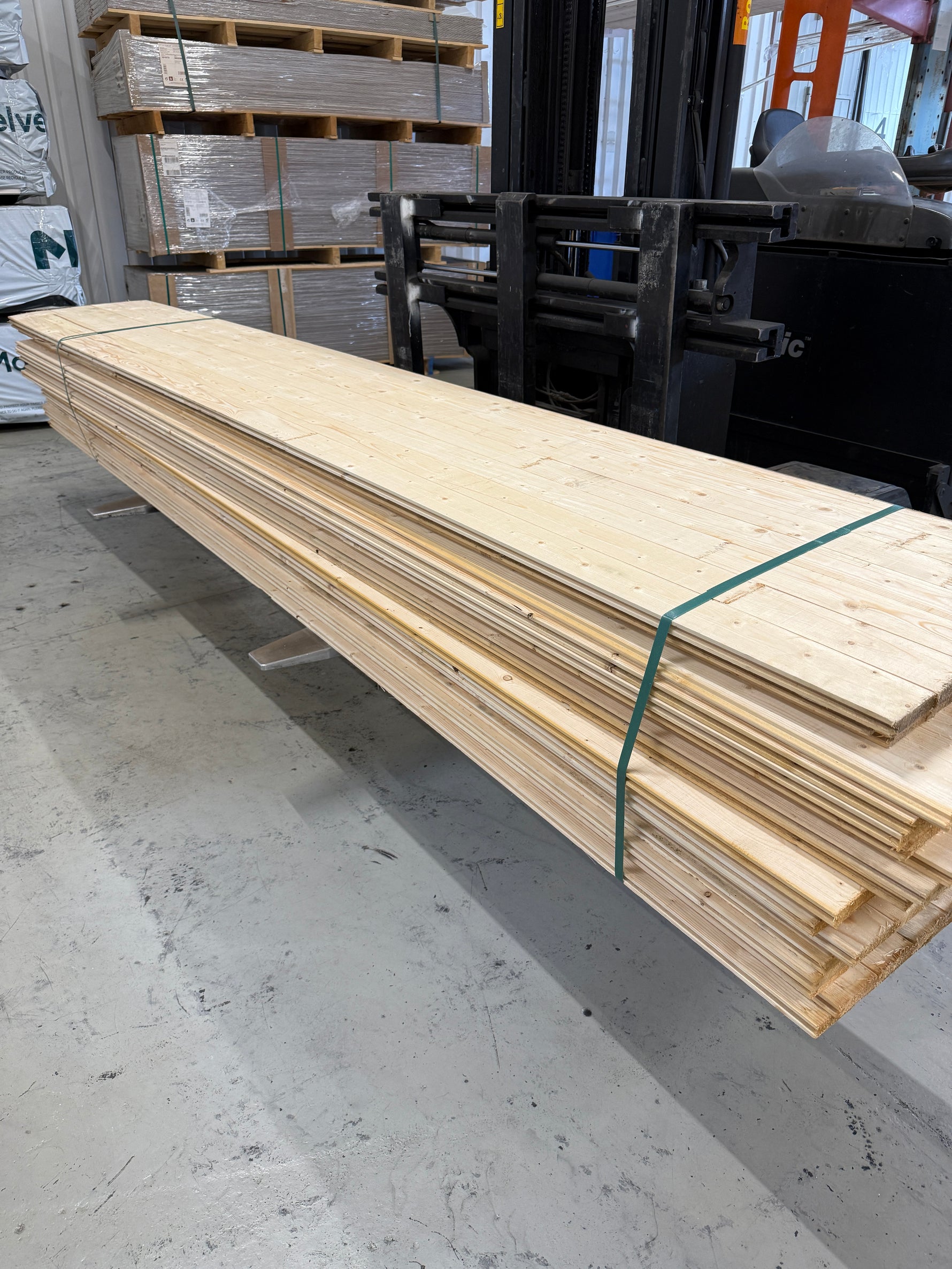 Paket Råspontluckor 20x540x3600mm 20st (Fuktskadat)