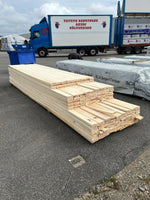 Parti Finsågade Brädor 22x120 mm – 3.60–4.80 m (Andra sortering)