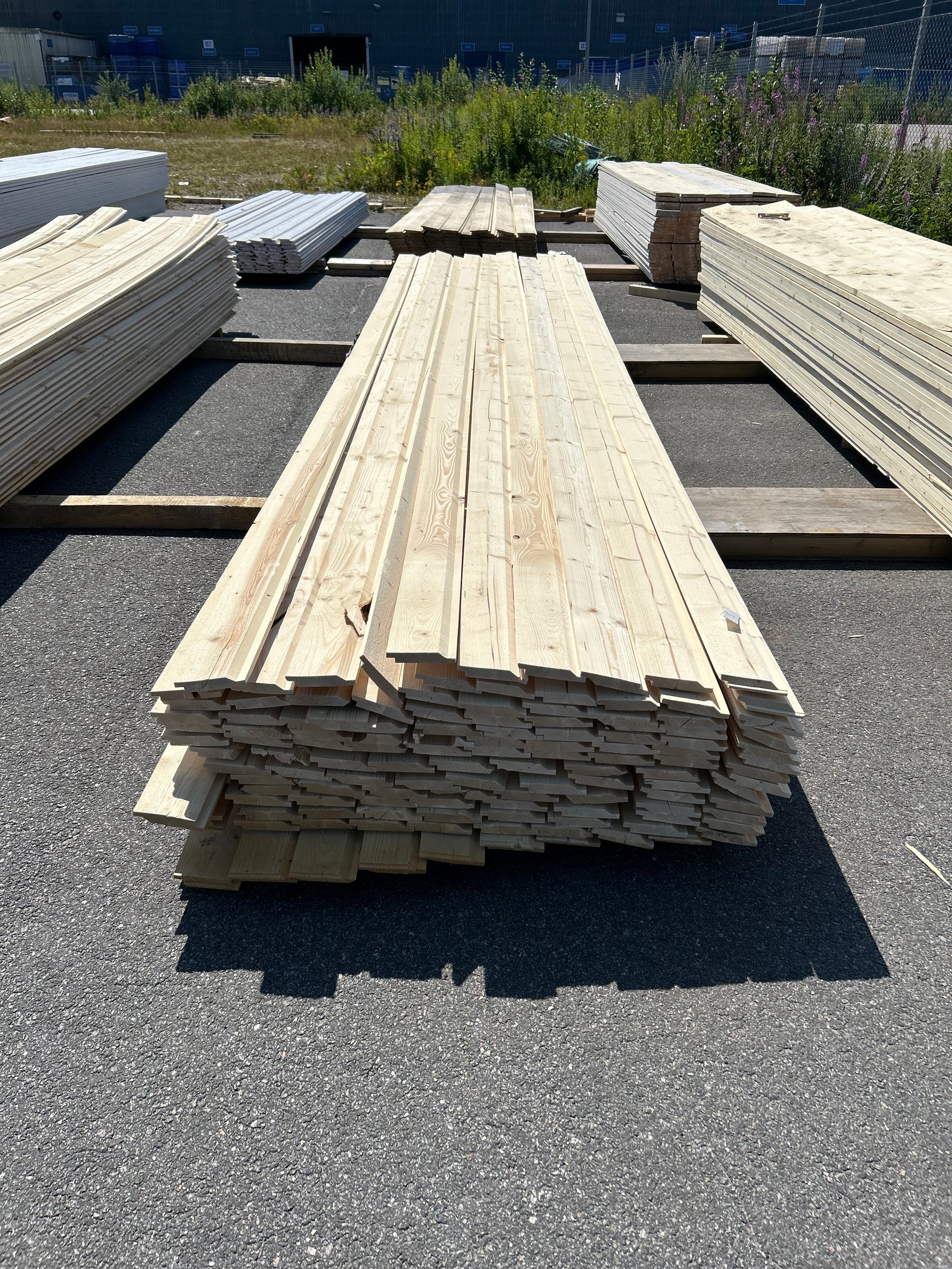Paket Ytterpanel Enkelfas 22x120mm 4,80m 130st B-kvalitet