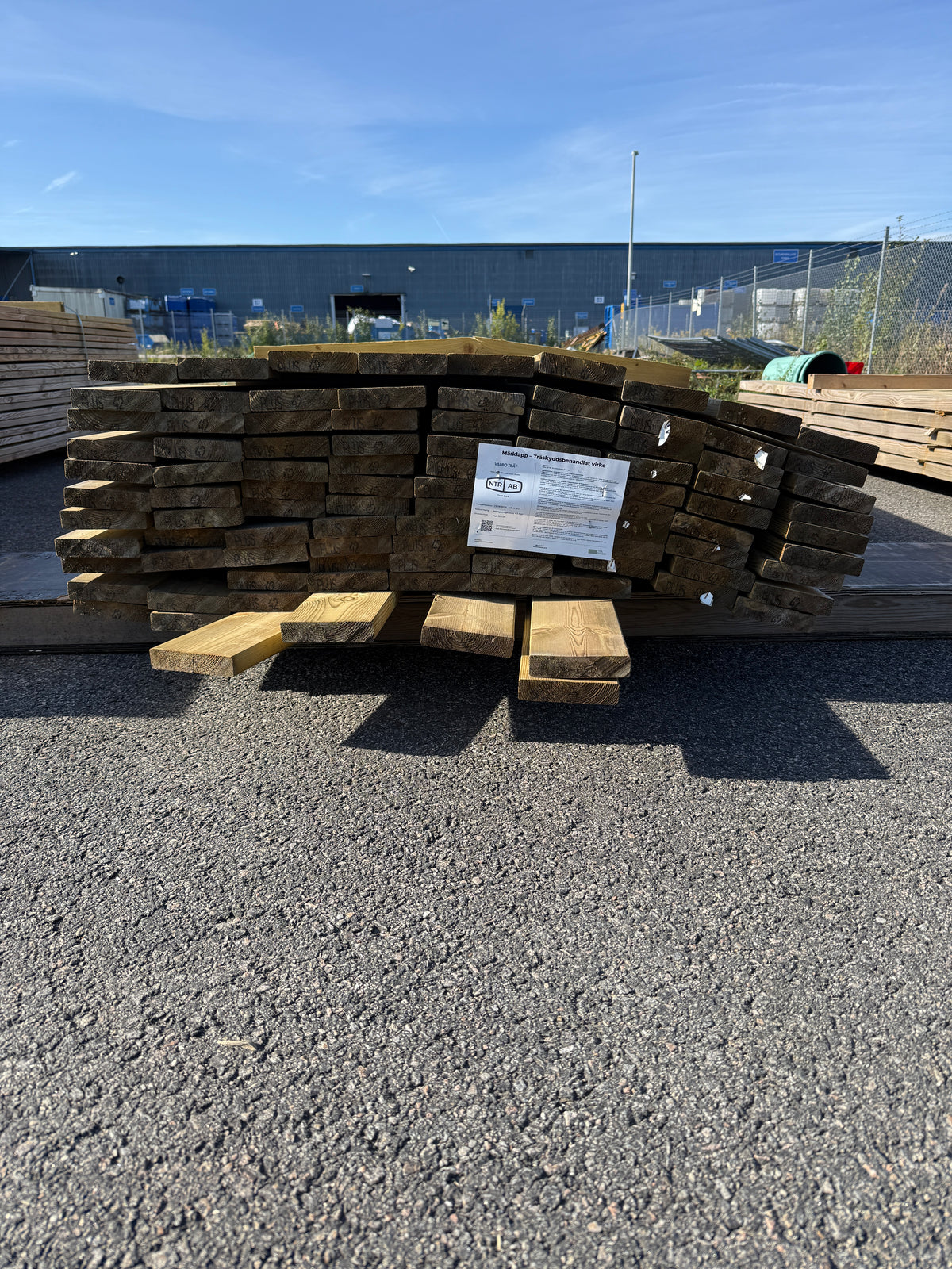 Paket Tryckimpregnerad Trall 28x120mm 4,20m- 97st