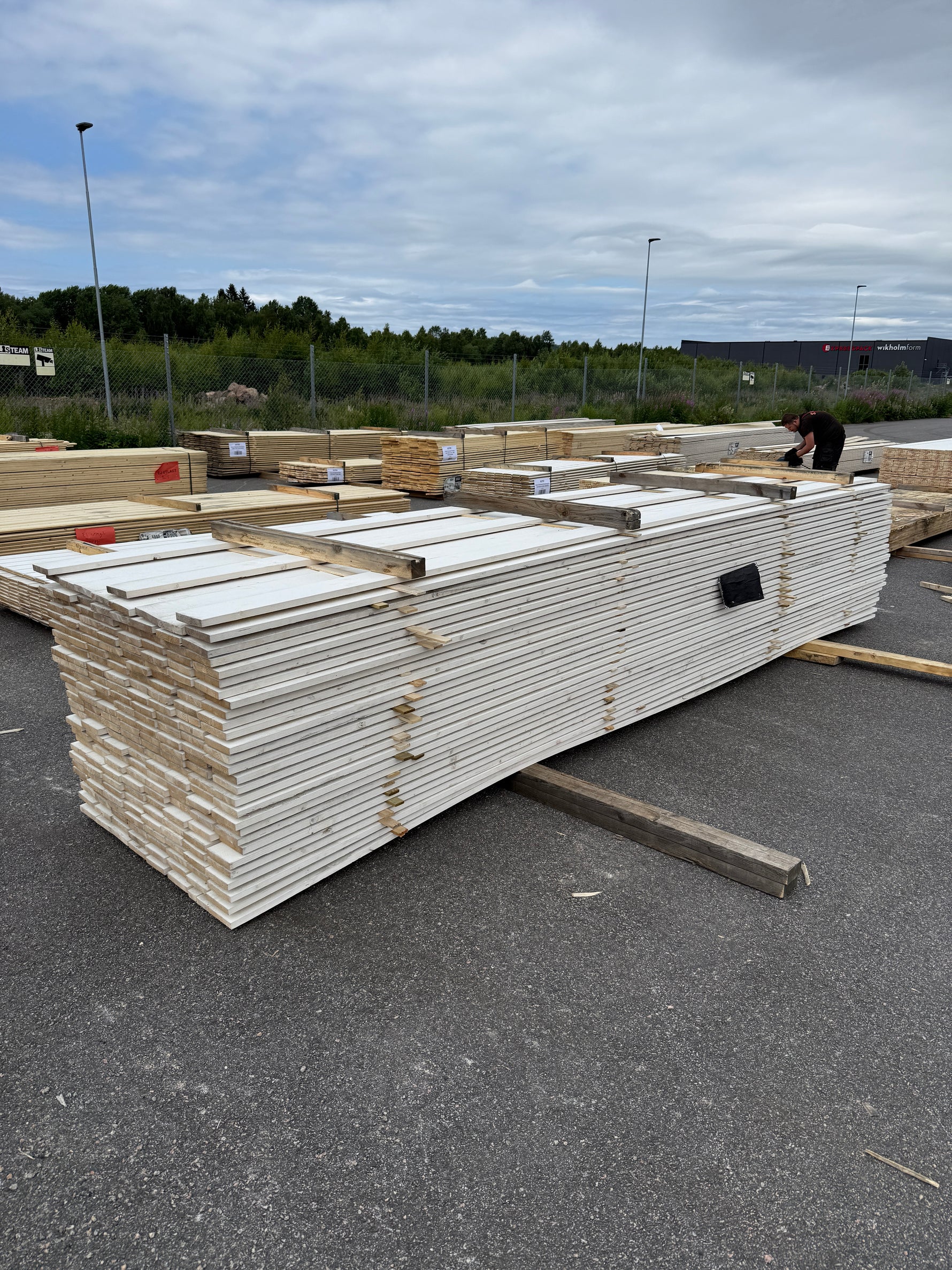 Paket Finsågade Brädor 22x120mm, 219st 4.80m Mellanstruken