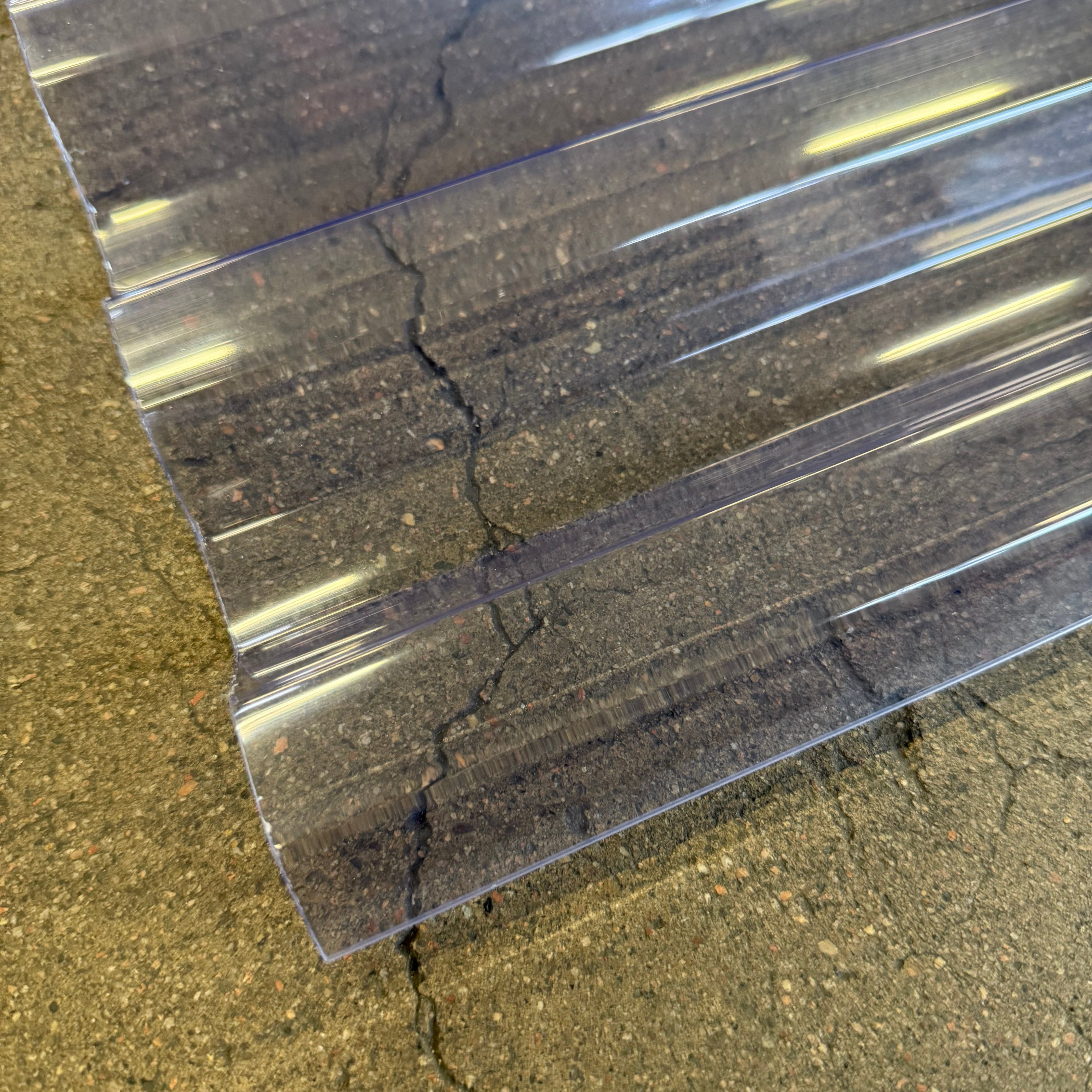 Takplast Korrugerad PVC Klar 0,9mm
