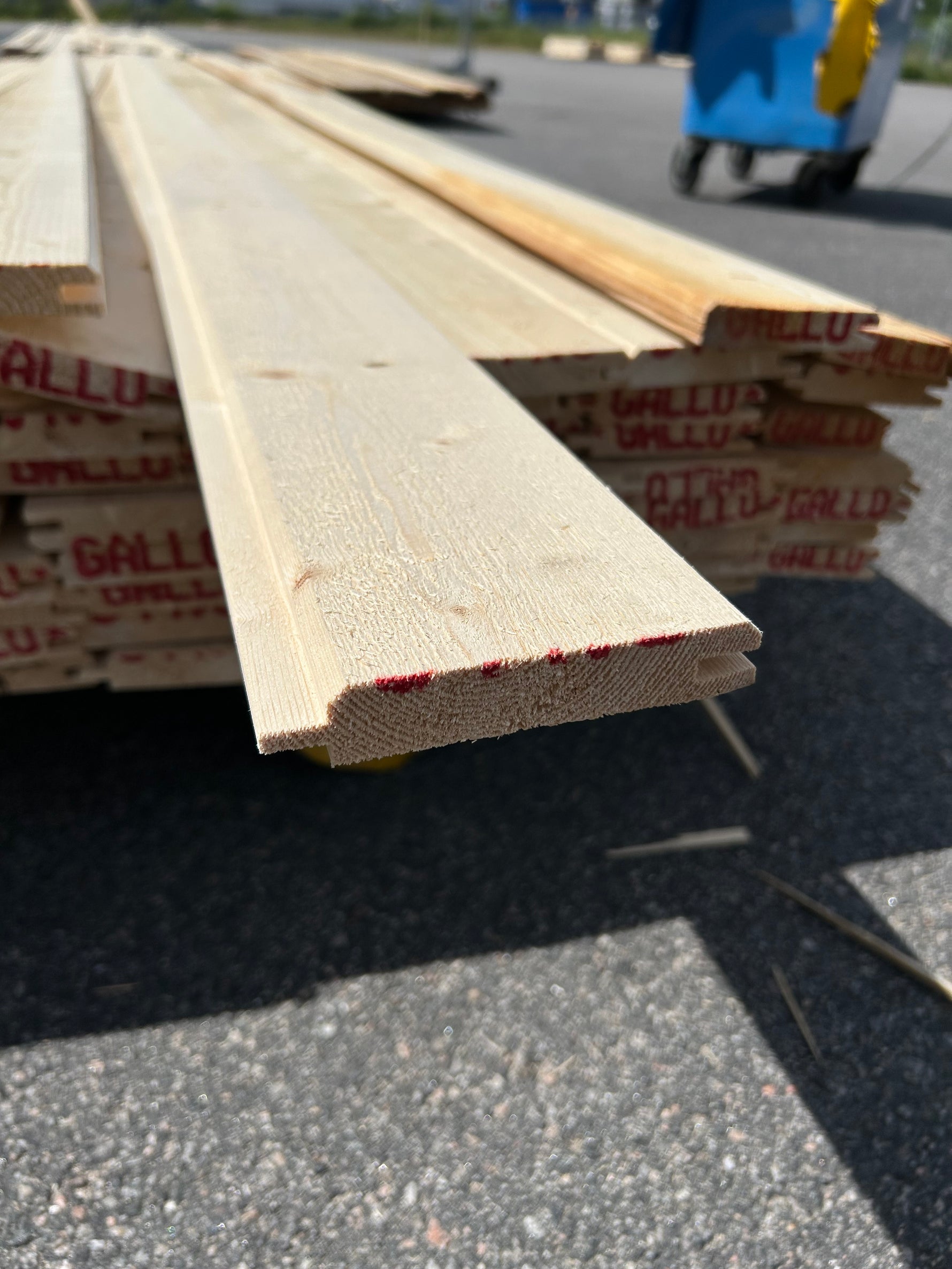 Paket Dubbelfas Halvspont 22x120mm 4,20m 76st Obehandlad