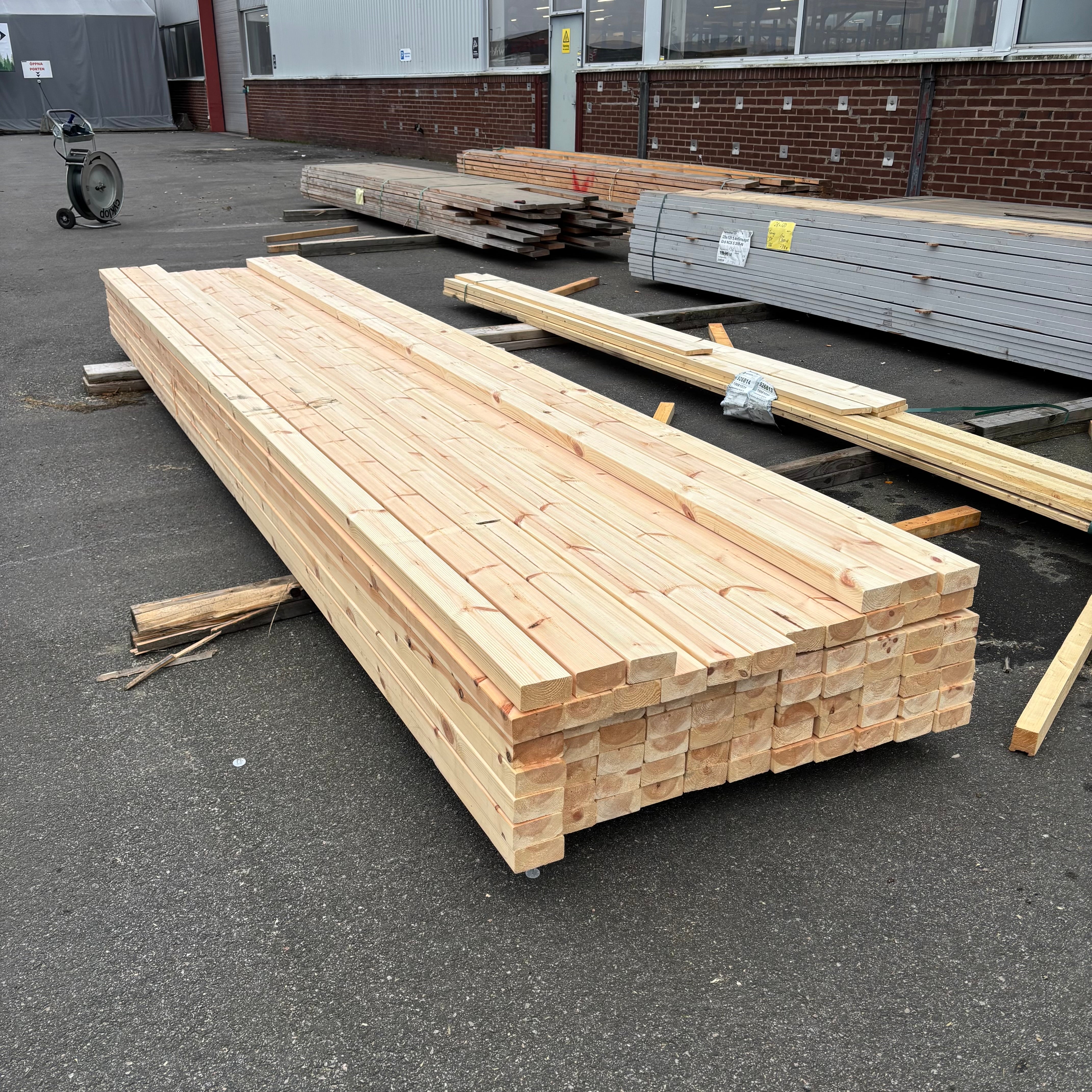 Paket Reglar 45x90mm – 72 st (4,80 m, Hyvlad Furu)