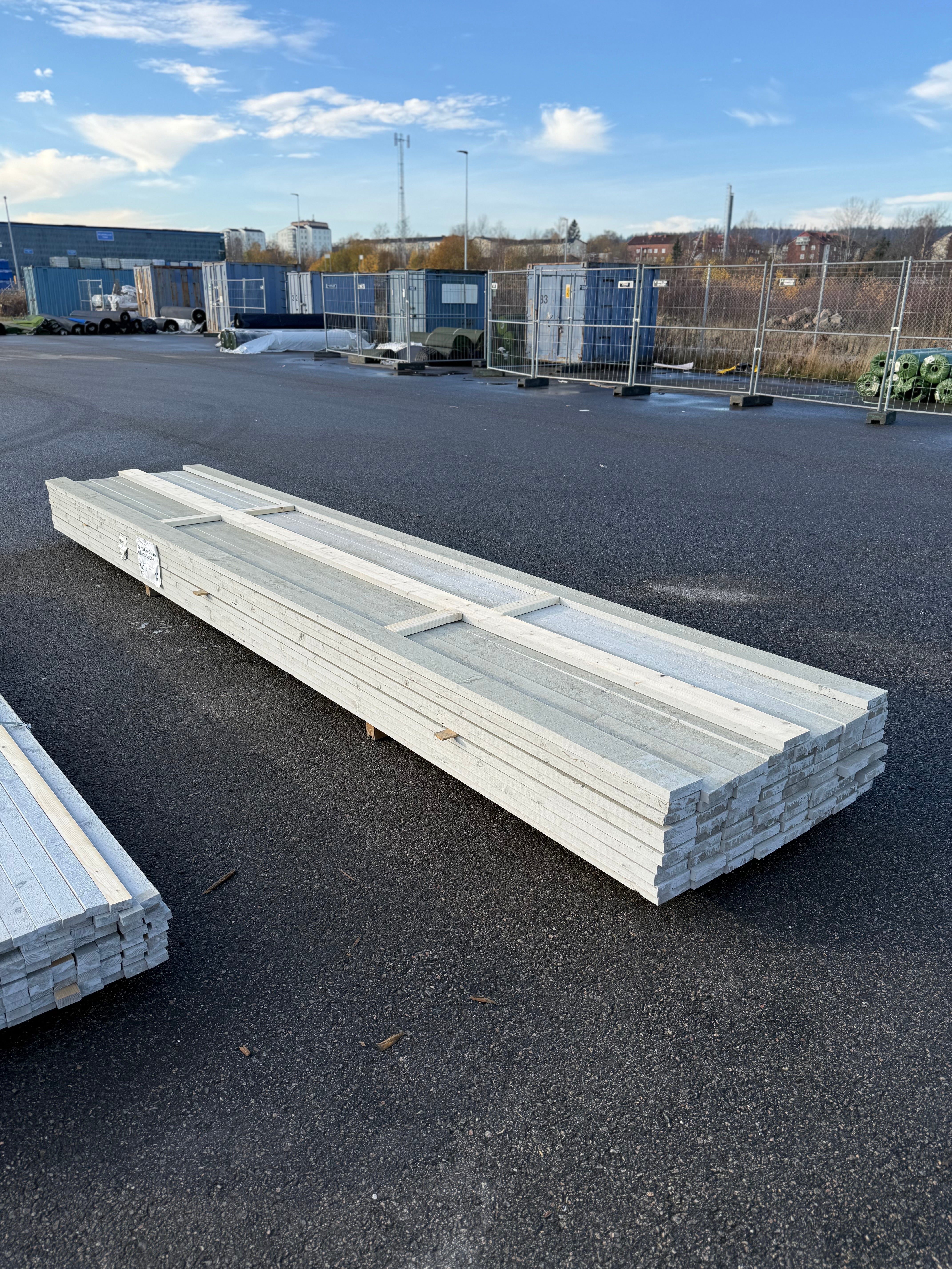 Paket Panel Finsågad 28x120mm – 75 st 4,80 m (Gran, Mellangrå NCS S3000-N)
