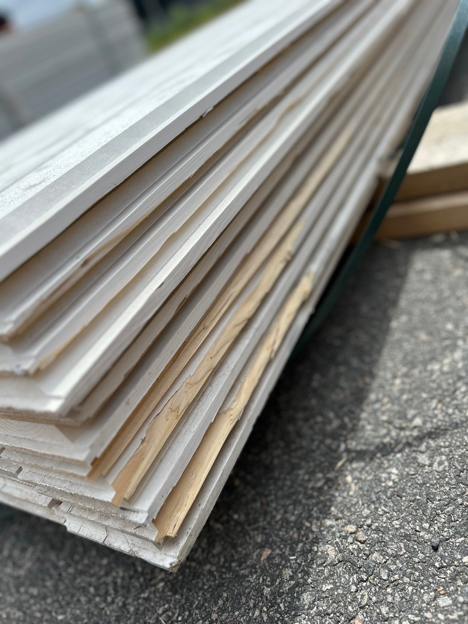 Paket Ytterpanel Enkelfasspont 22x145mm 3.60m 88st- Grundmålad