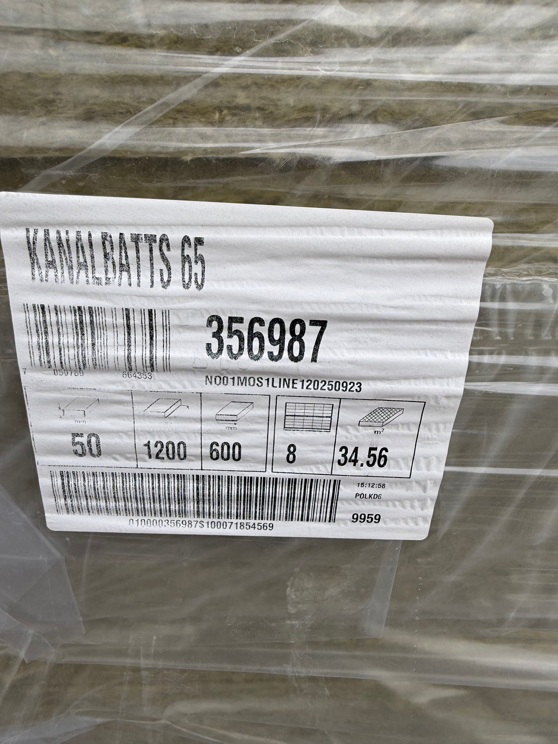 Parti isolering- KANALBATTS 65 (8st balar)