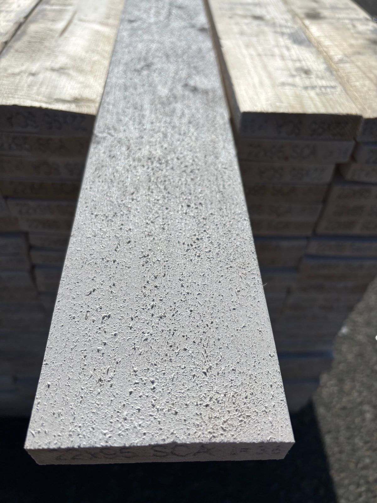 Paket Finsågade Brädor 22x95mm 3,60m 286st Vit Mellanstrukna
