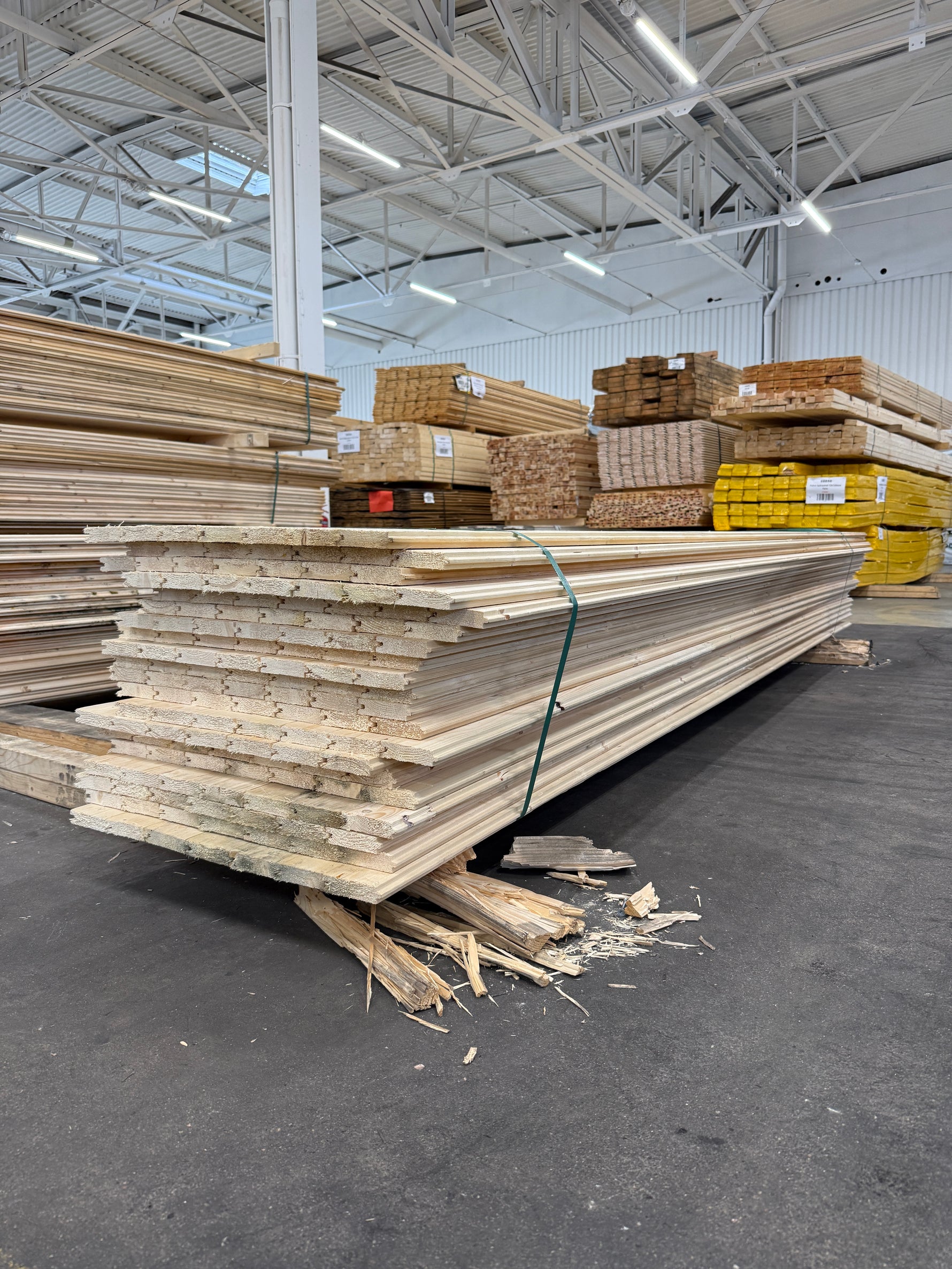 Paket Råspontluckor 20x540x3600mm 20st (Mögelskadad)