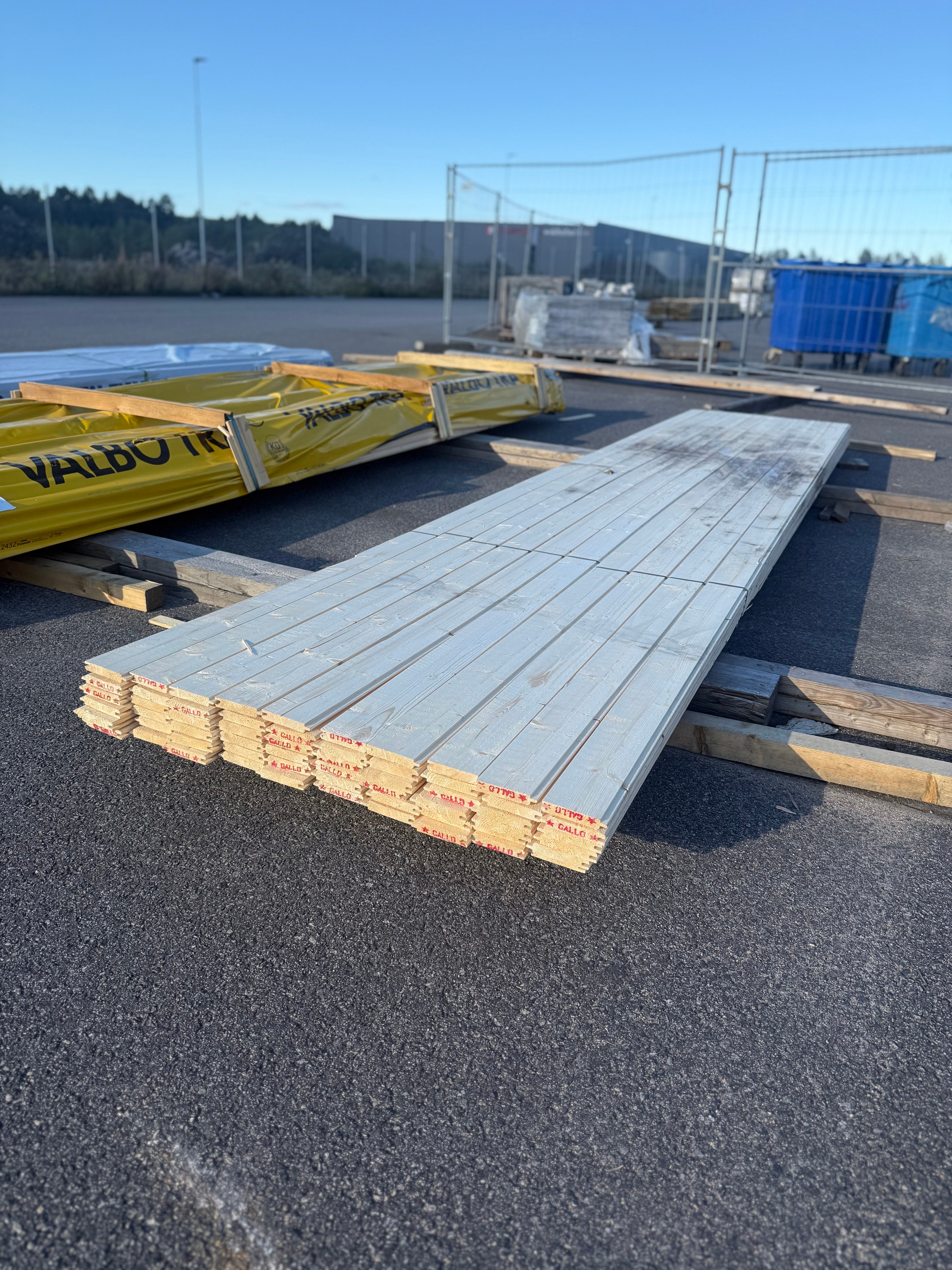 Paket Dubbelfasspont 17x95 – 60 st (4,50 m, gran)
