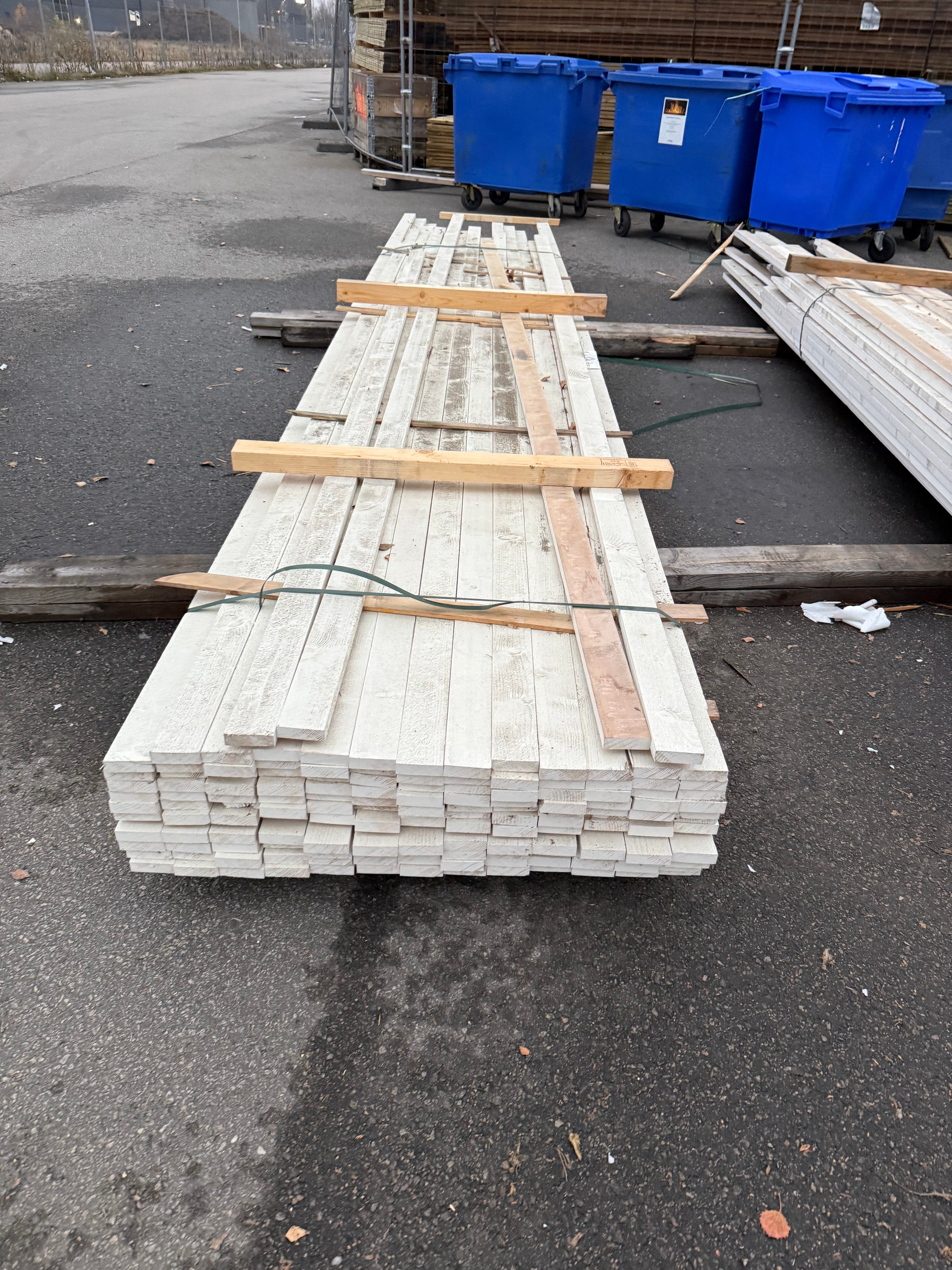 Paket Finsågad Panel 22x70mm – 146 st (3,60–5,40 m, Vit S0502-Y)