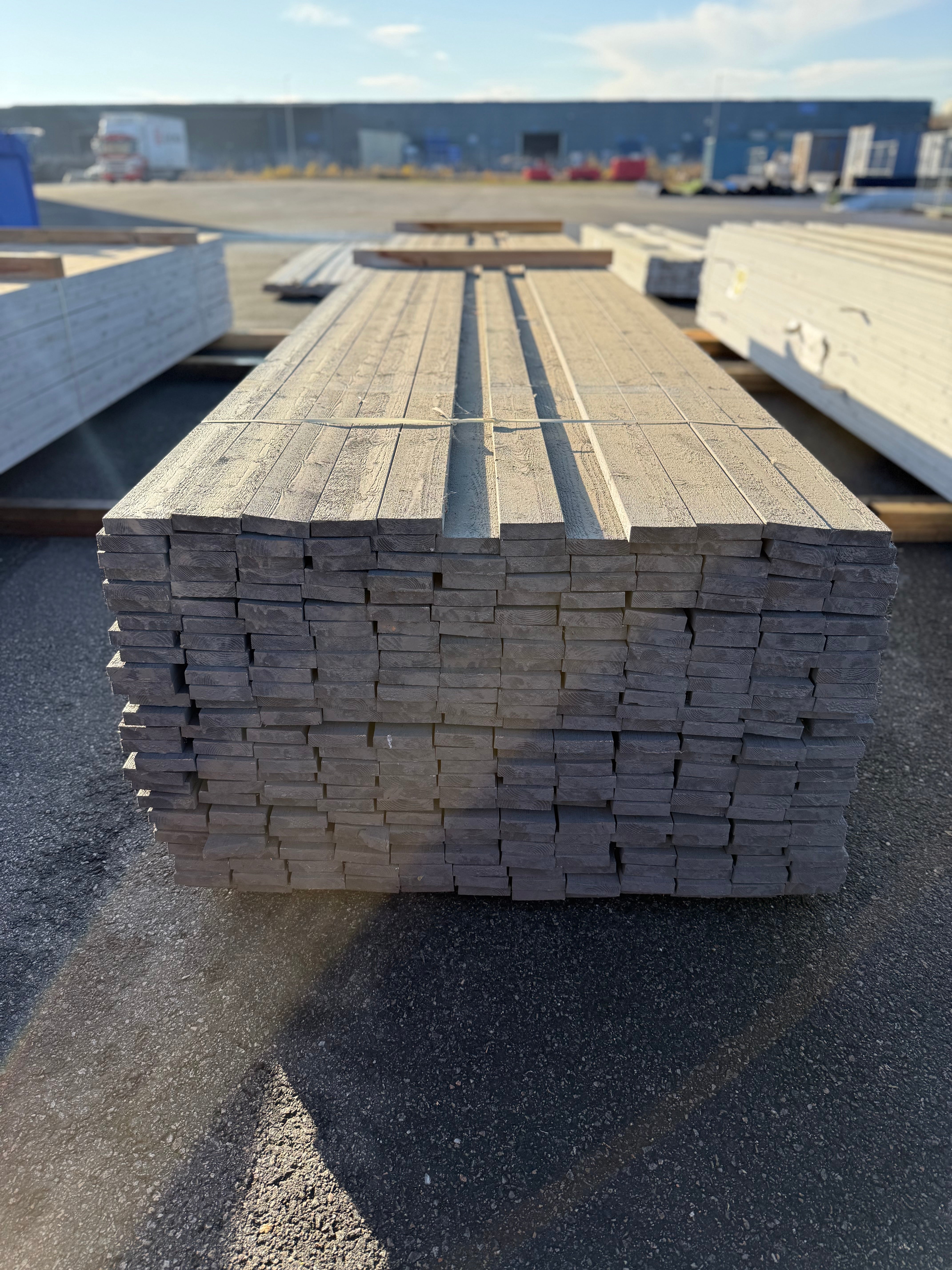 Paket Finsågad Panel 21x79mm – 310 st 5,40 m (Gran, NCS S6500-N)