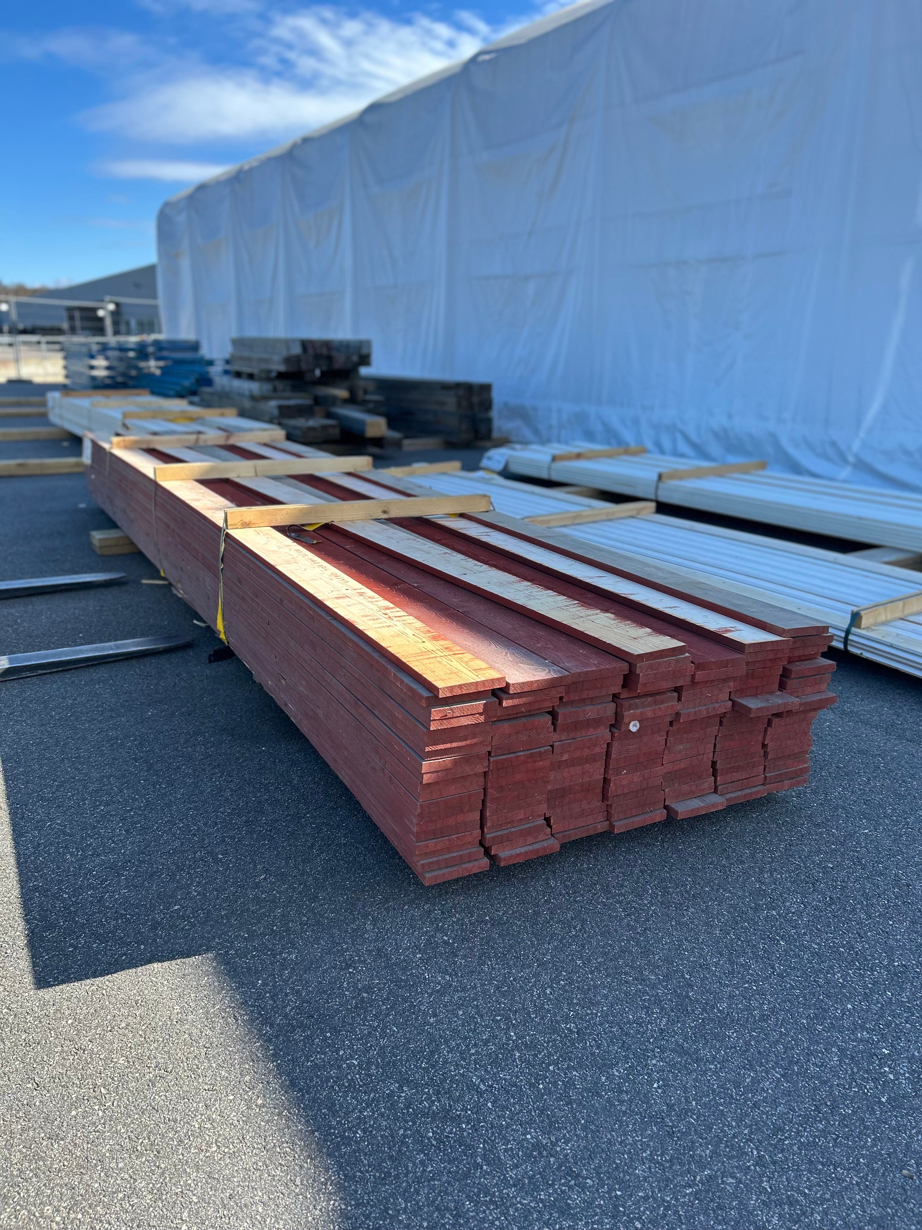 Paket Finsågade Brädor 22x150 mm – 128 st (5,40 m)