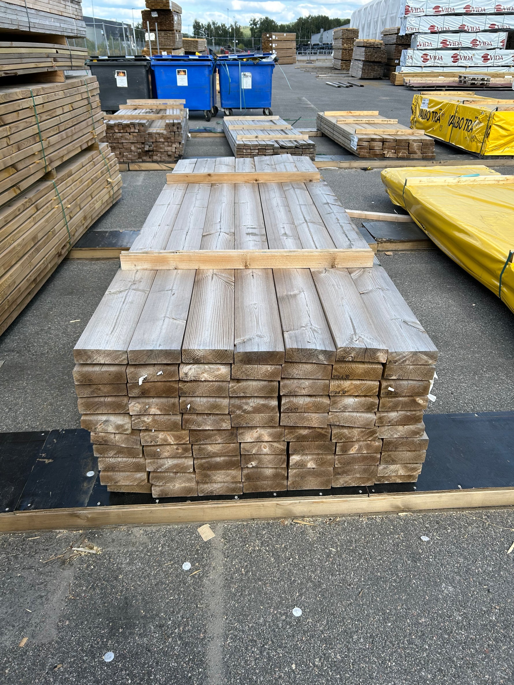 Paket Tryckimpregnerade Reglar 45x145mm 3,00m 70st