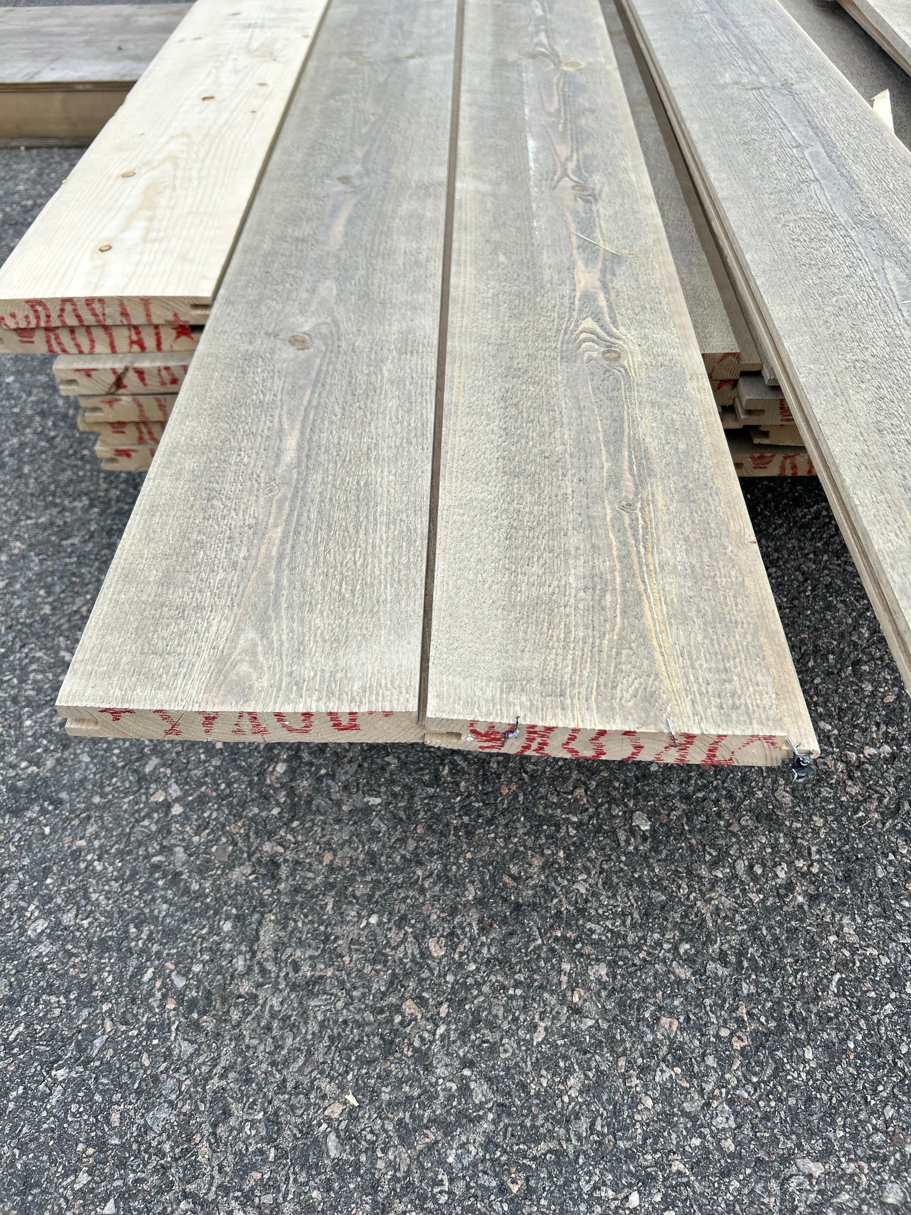 Paket Spårpanel 22x170mm 5,40m 33st Lasyr