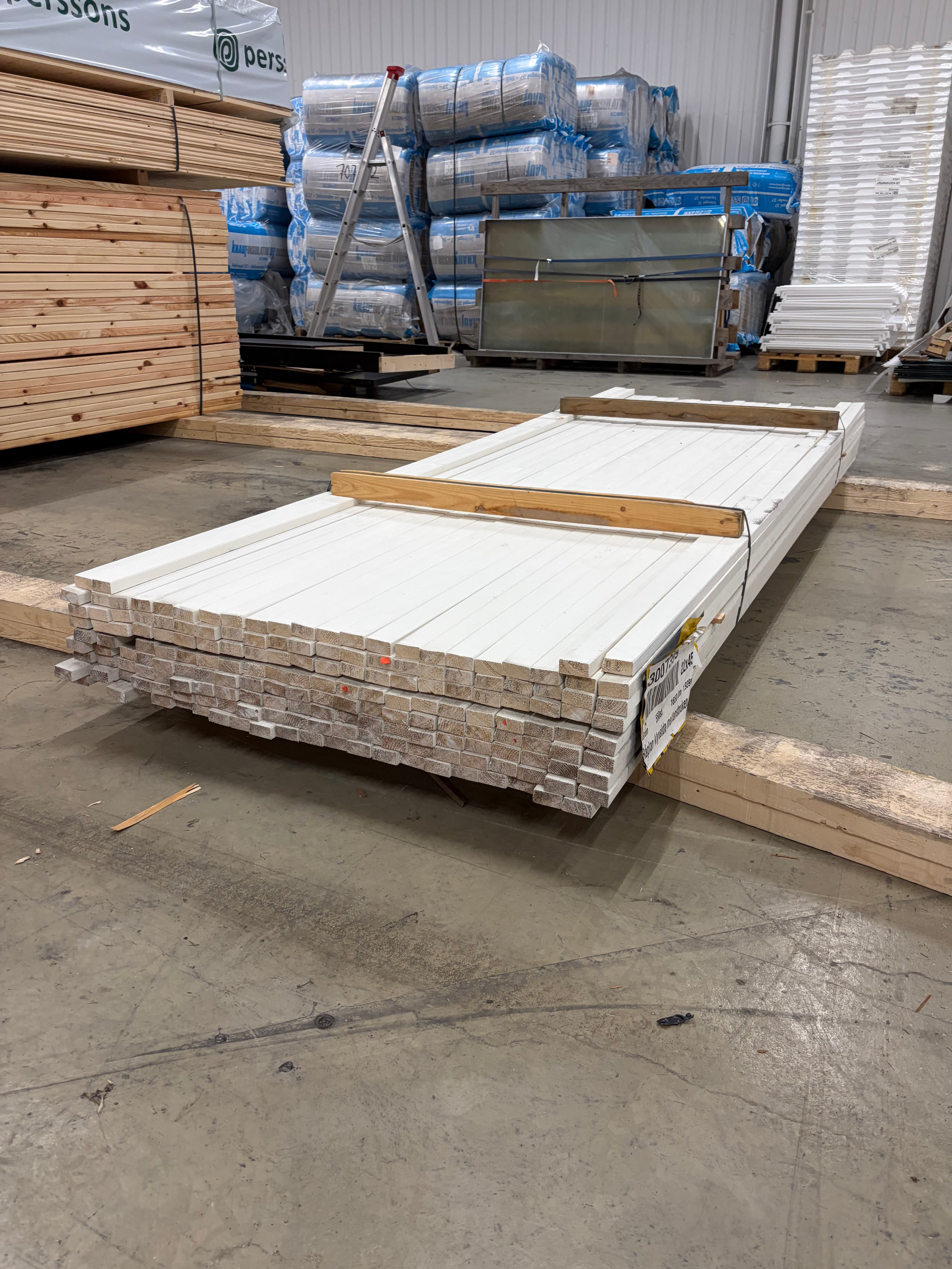 Paket Finsågad Panel 22×45 – 180 st (3.0 m) Mellanstruken