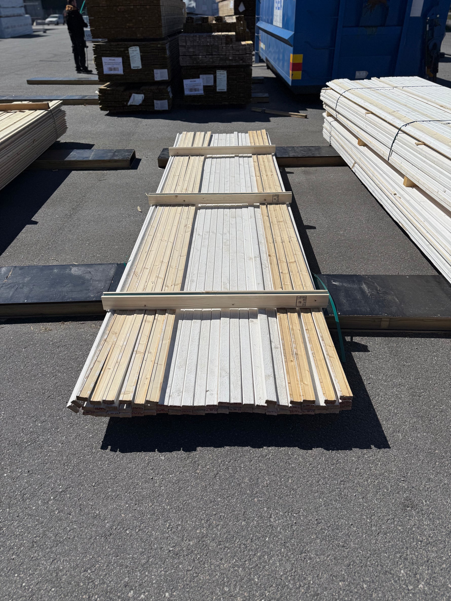 Paket Lockläkt 22x45mm, 55st 4.20m- Grundmålade