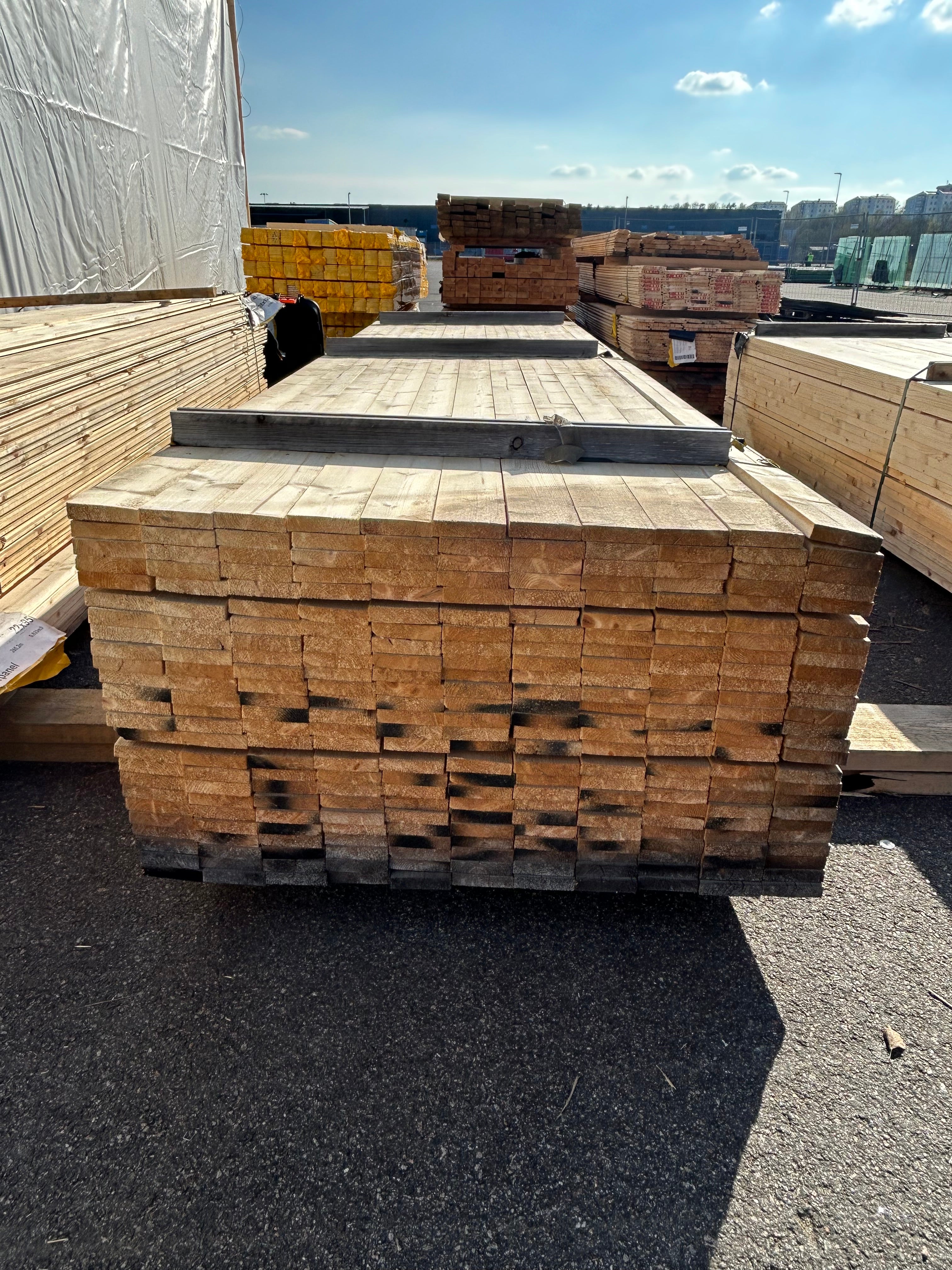 Paket Råplan 22x95mm 3.90m 275st
