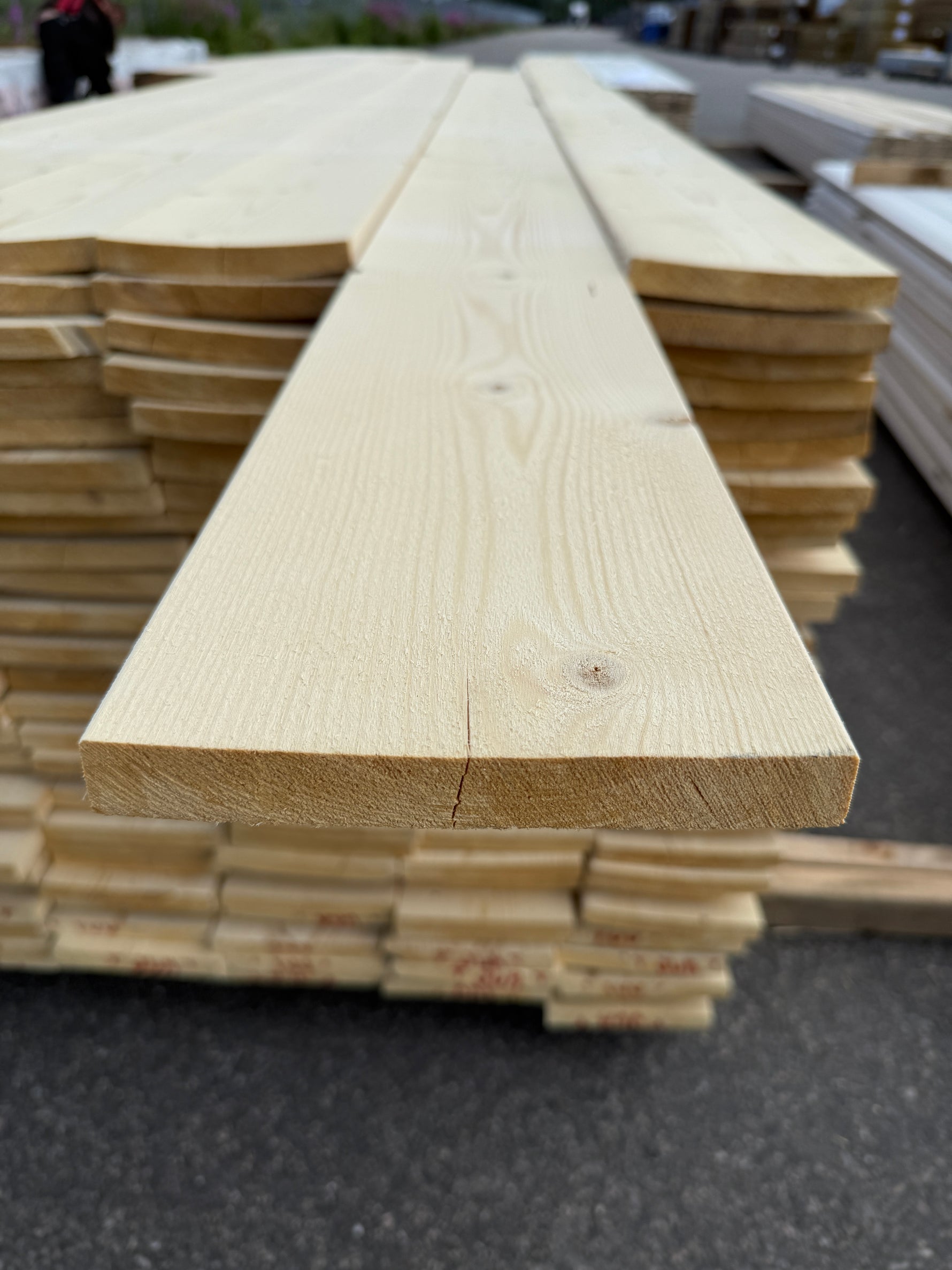 Paket Finsågade Brädor 22x170mm, 156st 3.0m- Obehandlade