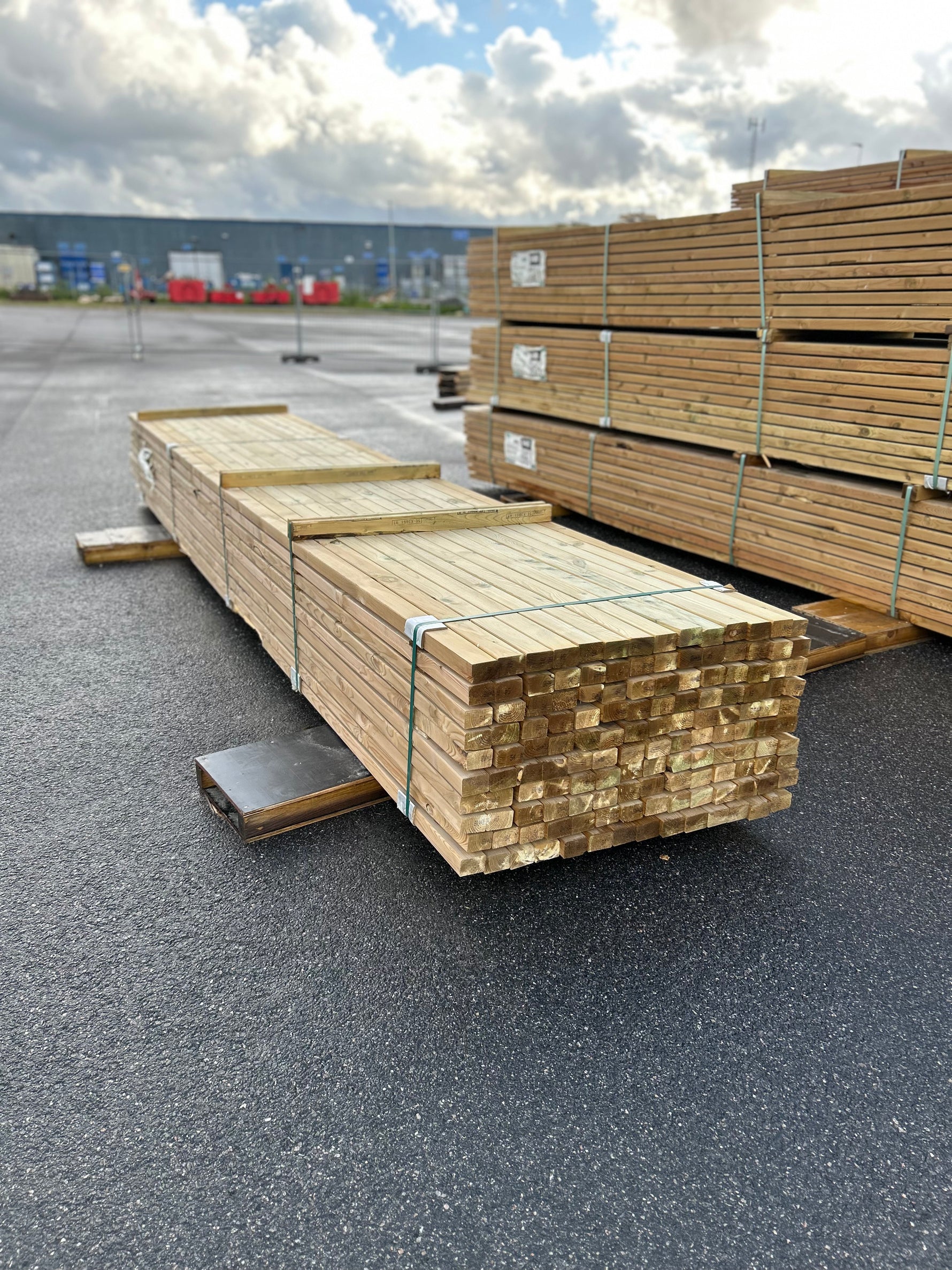 Paket Tryckimpregnerade Reglar 45x70mm, 140st 5.40m