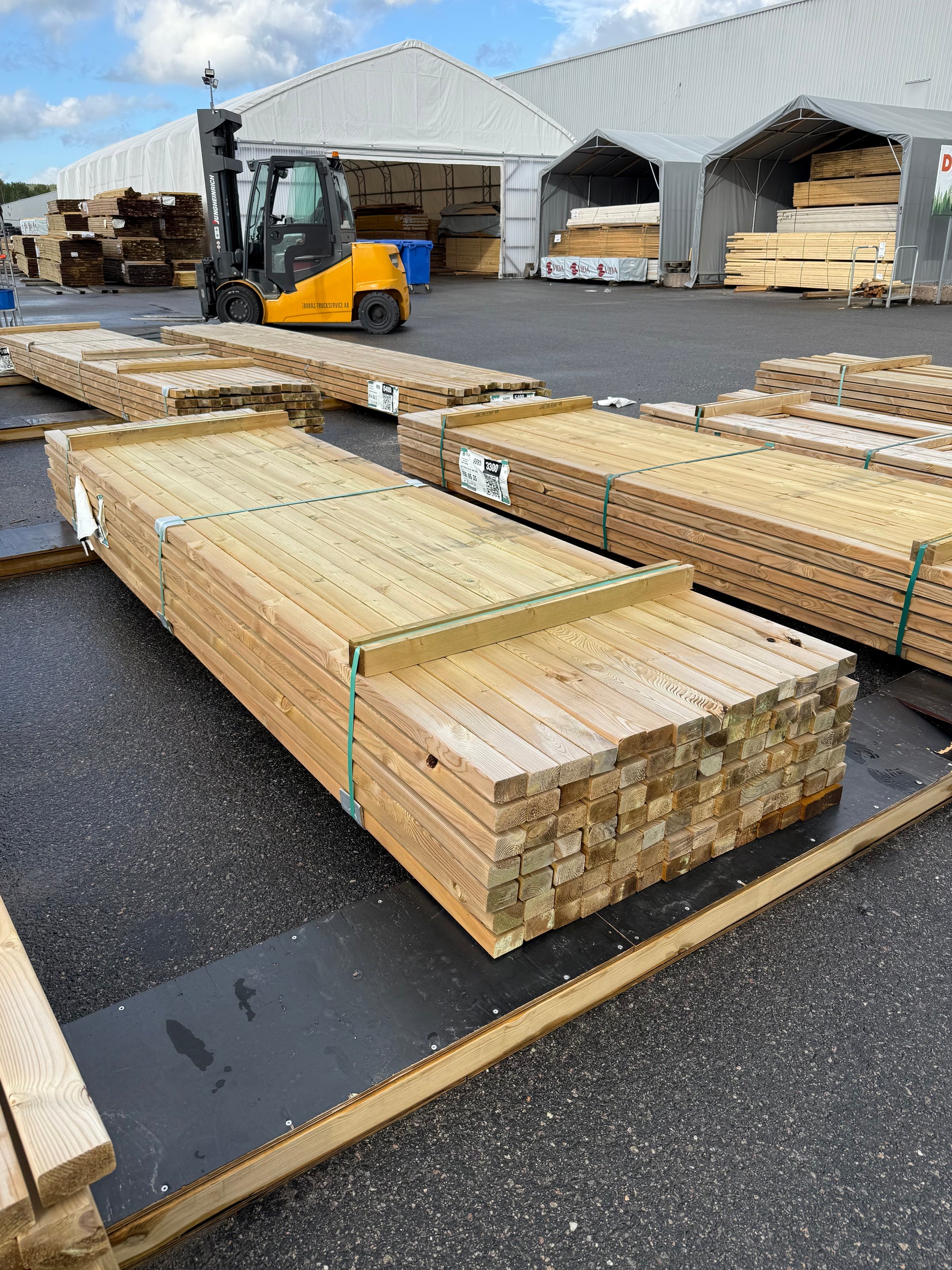 Paket Tryckimpregnerade Reglar 45x70mm, 98st 3.60m (C14)