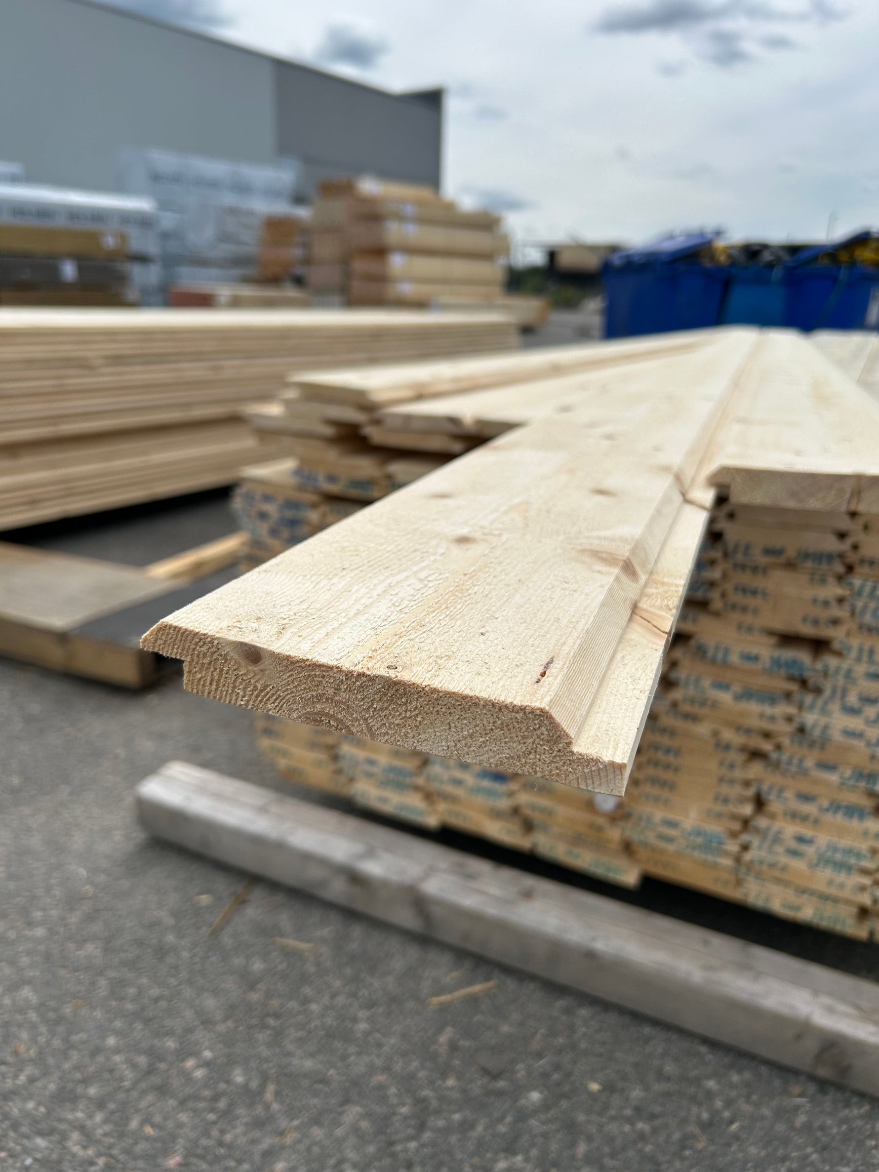 Paket Dubbelfas Halvspont 22x145mm 3.90m 175st Obehandlad