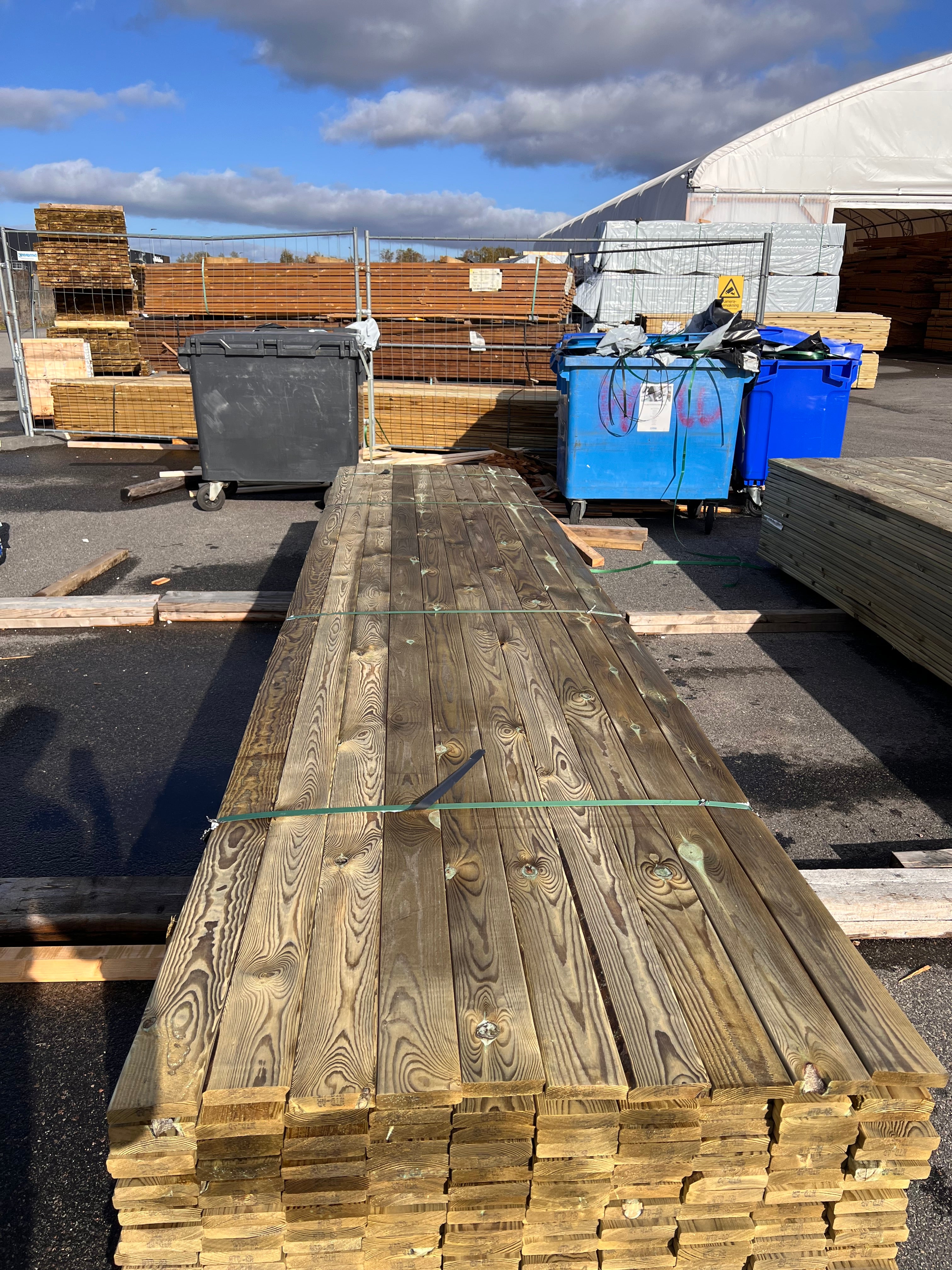 Tryckimpregnerad Trall 22x95 – 220 st 4,50m (B-sortering)