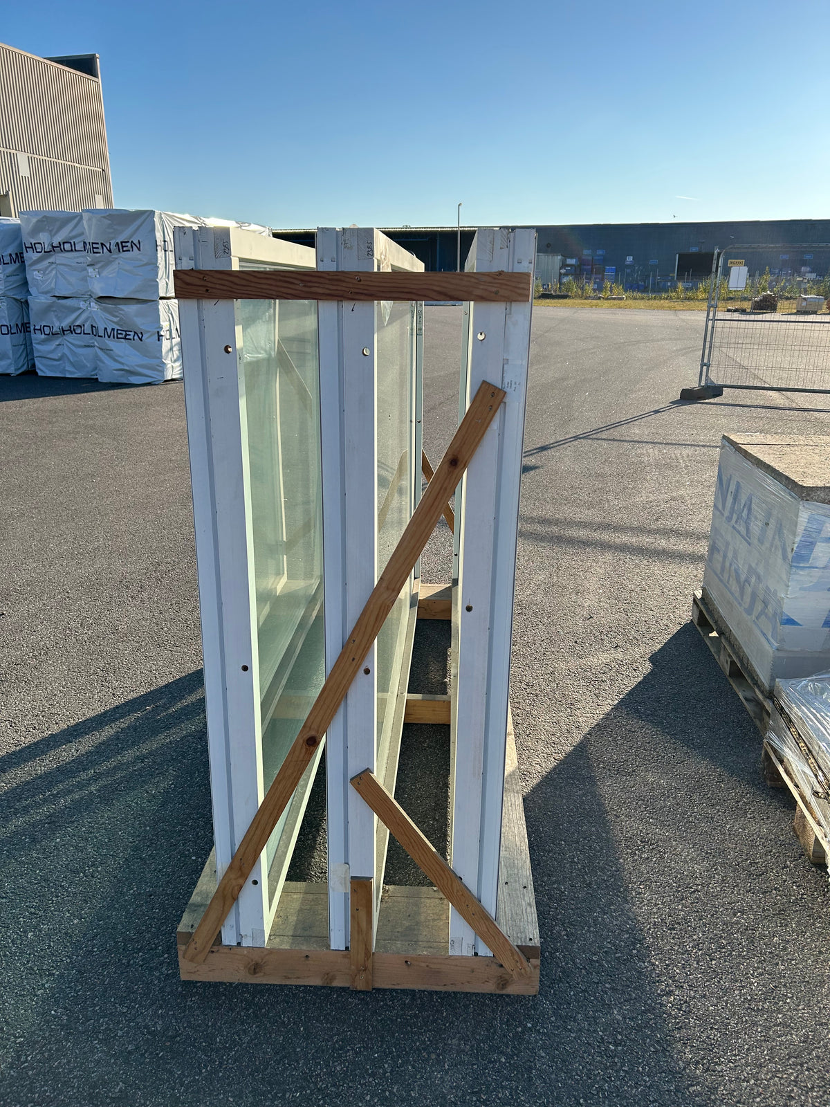 Parti 3st Fönster 238,5×148,5cm (3-Glas, Aluminiumbeklädda)