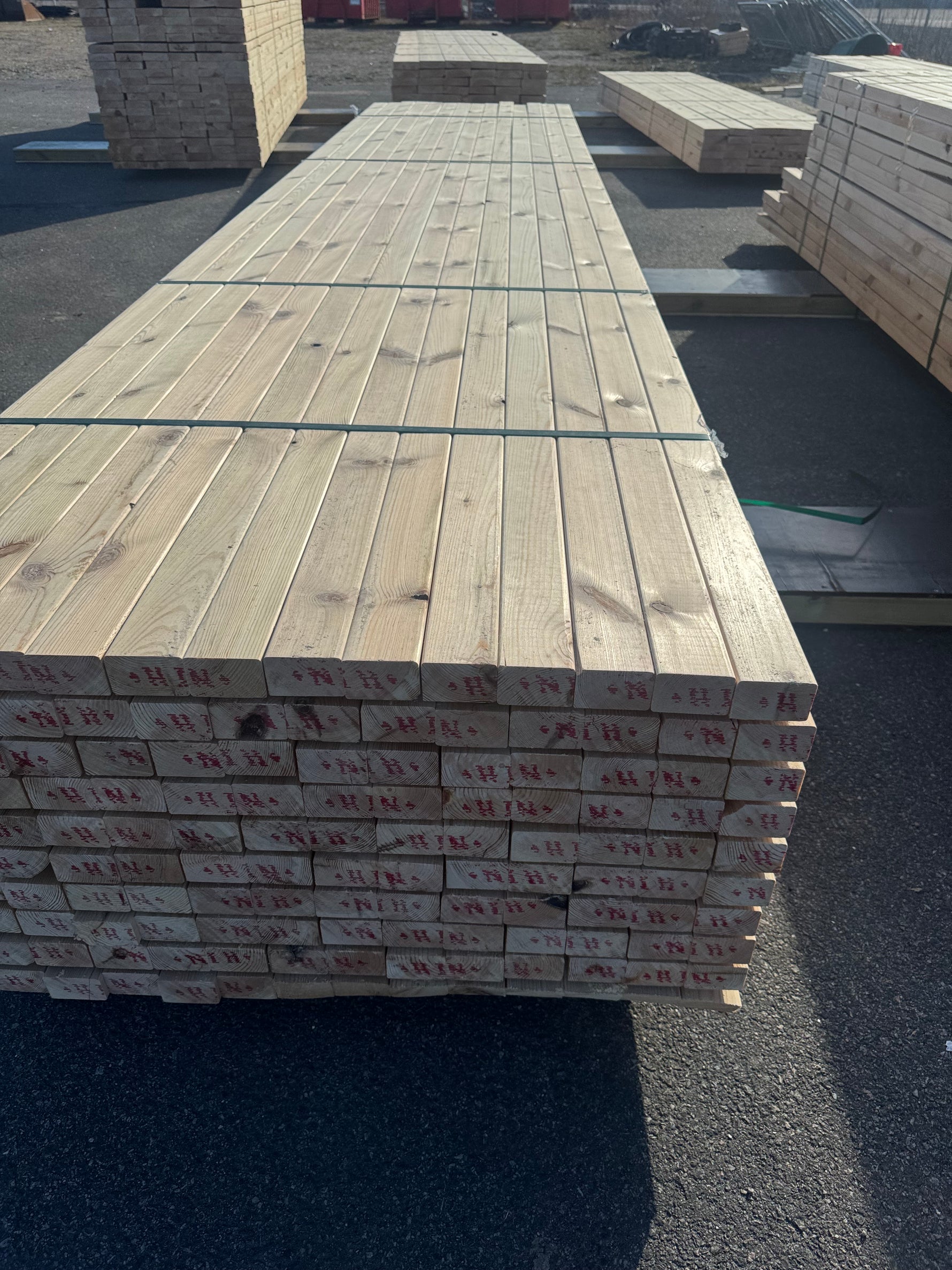 Paket Reglar 48x73 mm – 140 st (4,80 m, furu)