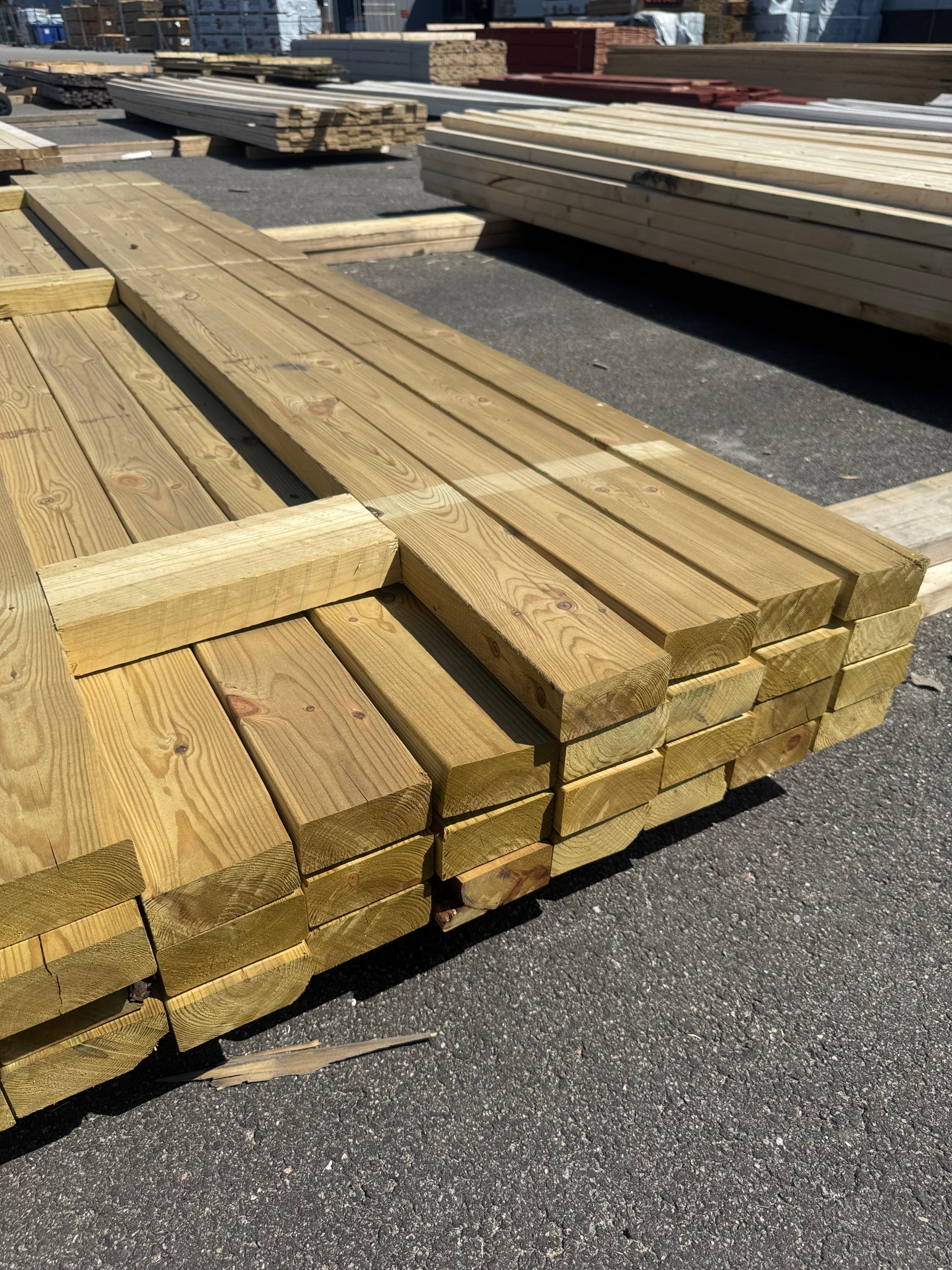 Paket Tryckimpregnerade Reglar 45x95 mm, 41 st 3,00 m