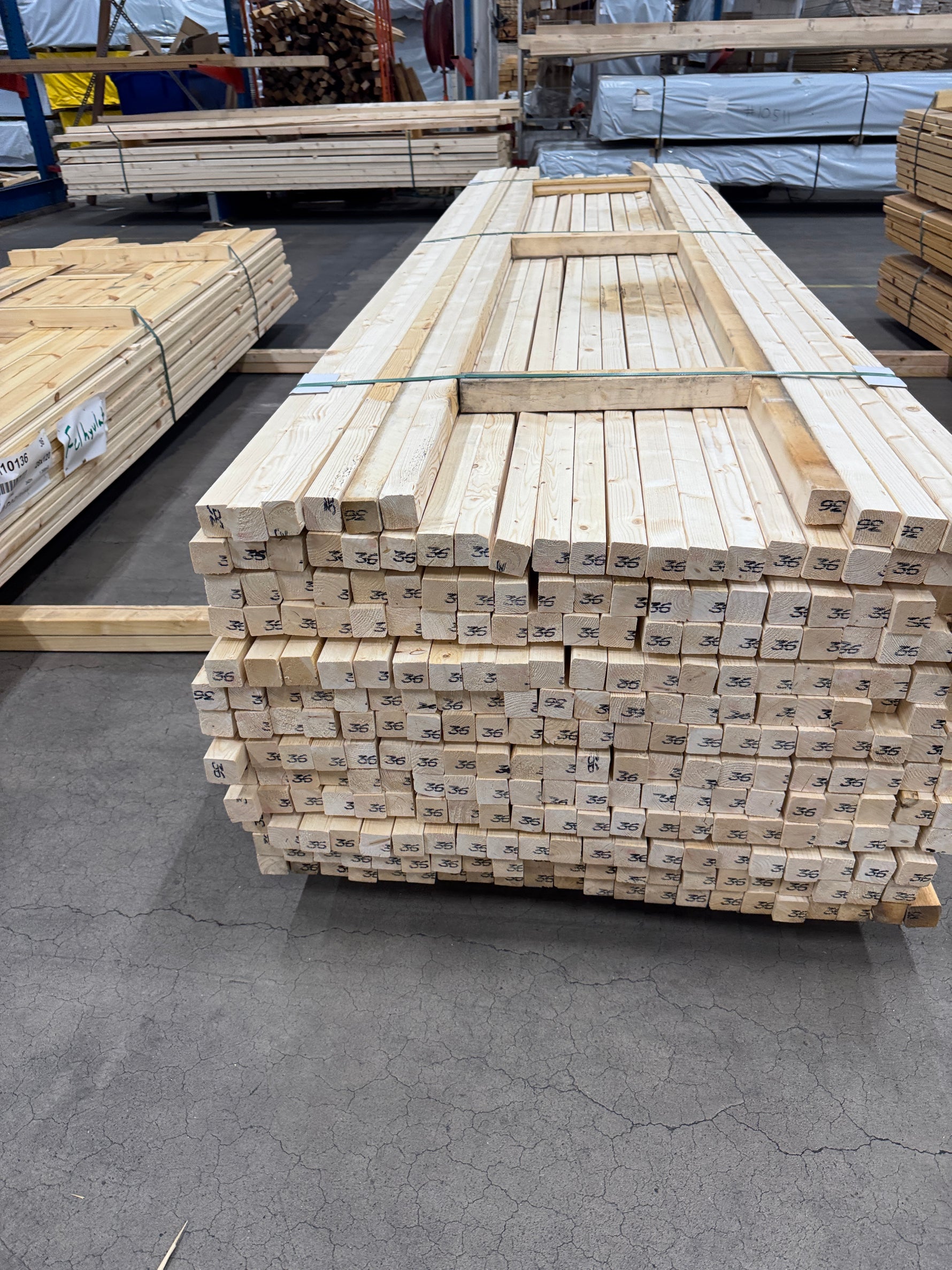 Paket Reglar 45x45mm, 3,60m, 263st