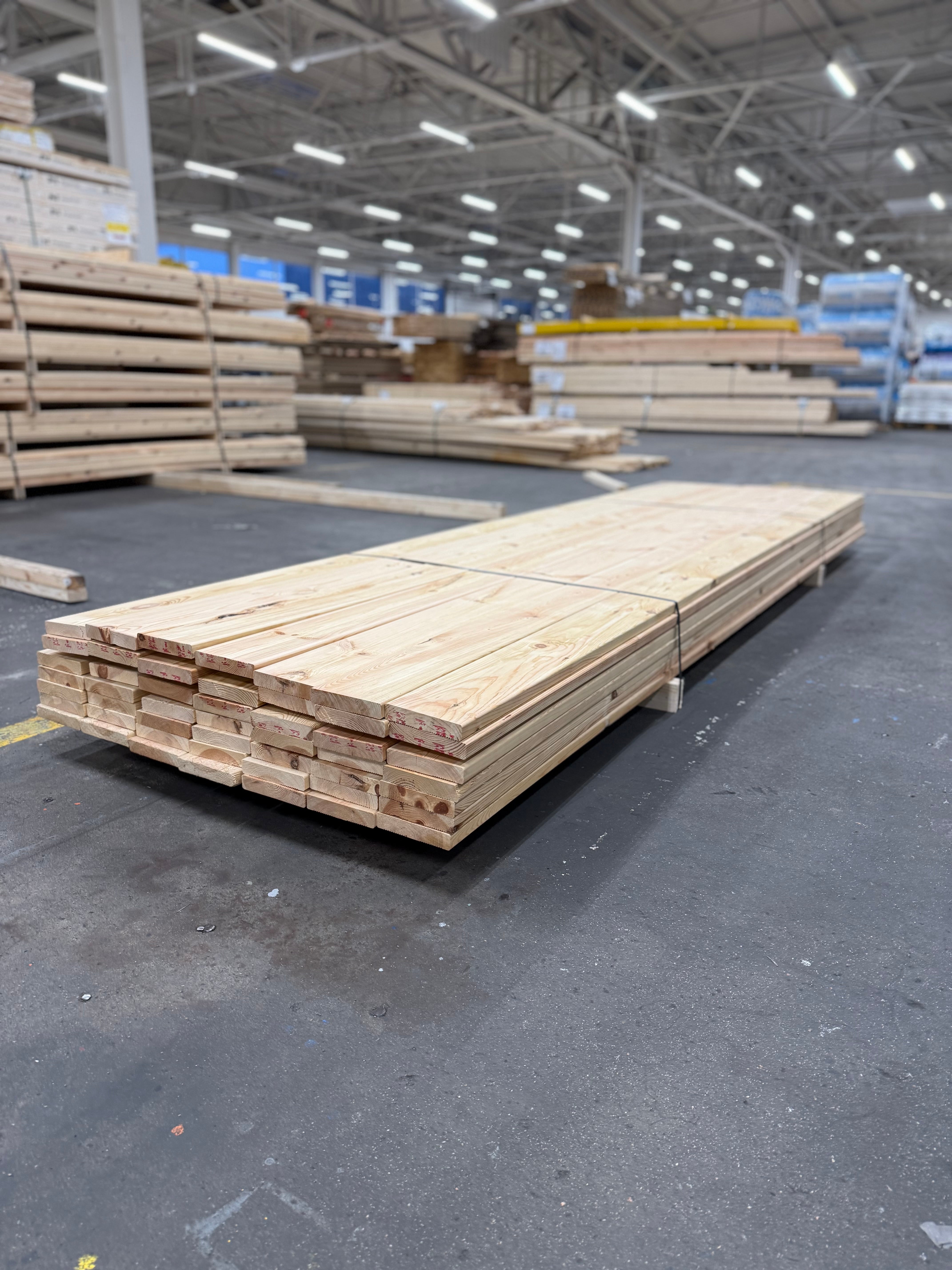 Paket Hyvlade Brädor 27x145mm 3.60m- 49st (Furu Rillad) B- sortering