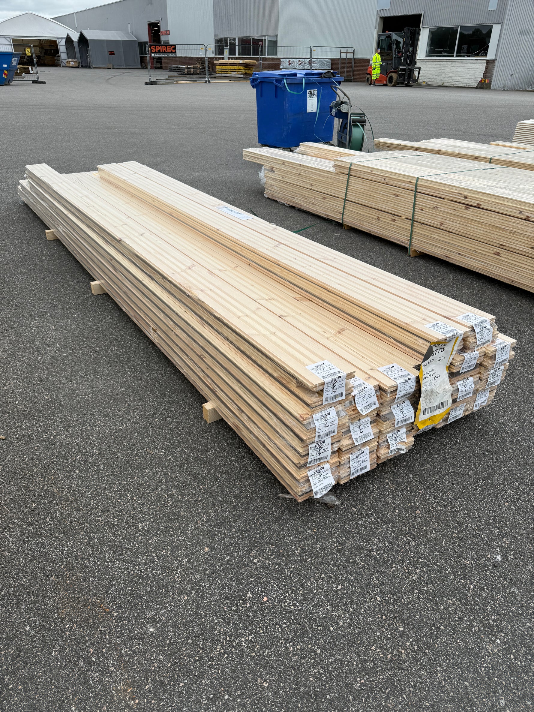 Parti Golv Borstat 25x160mm Furu 60,58m² Ekonomi – Brun Hårdvaxolja