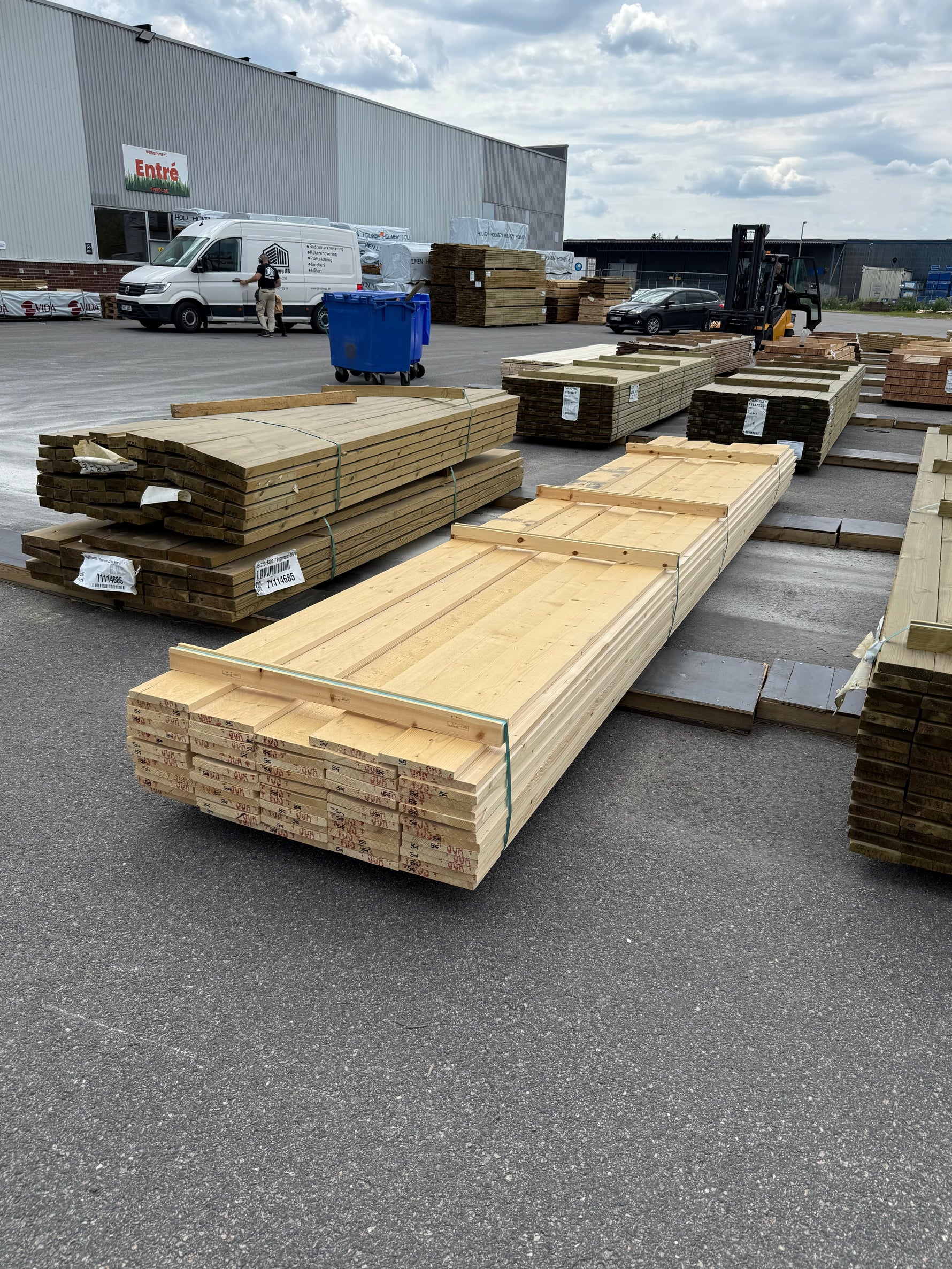 Paket Finsågade Brädor 22x195mm, 61st 5,40m (Revor)