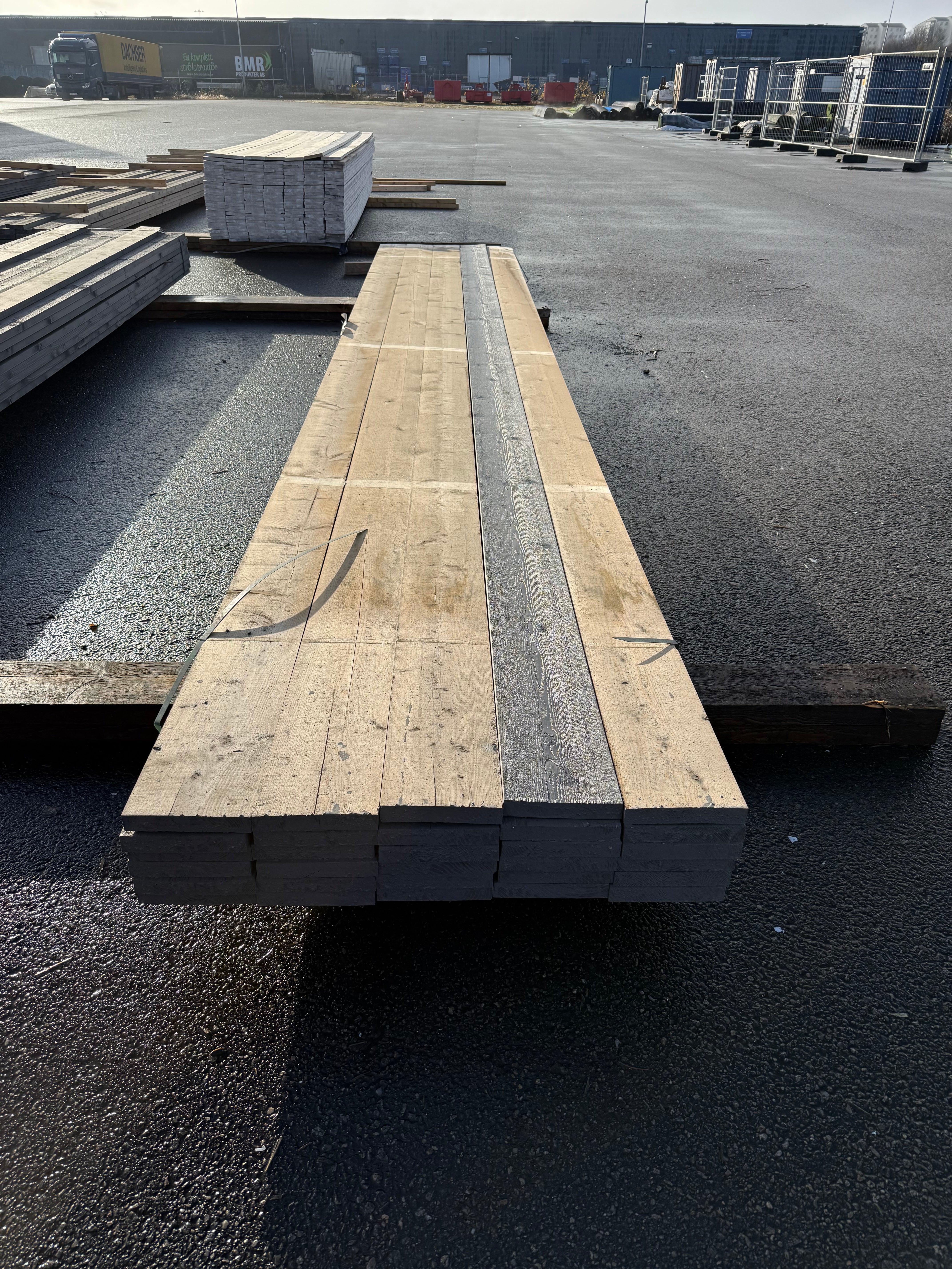 Paket Finsågad Panel 28x170 mm – 30 st (5,40 m, Målad NCS S 6500-N)